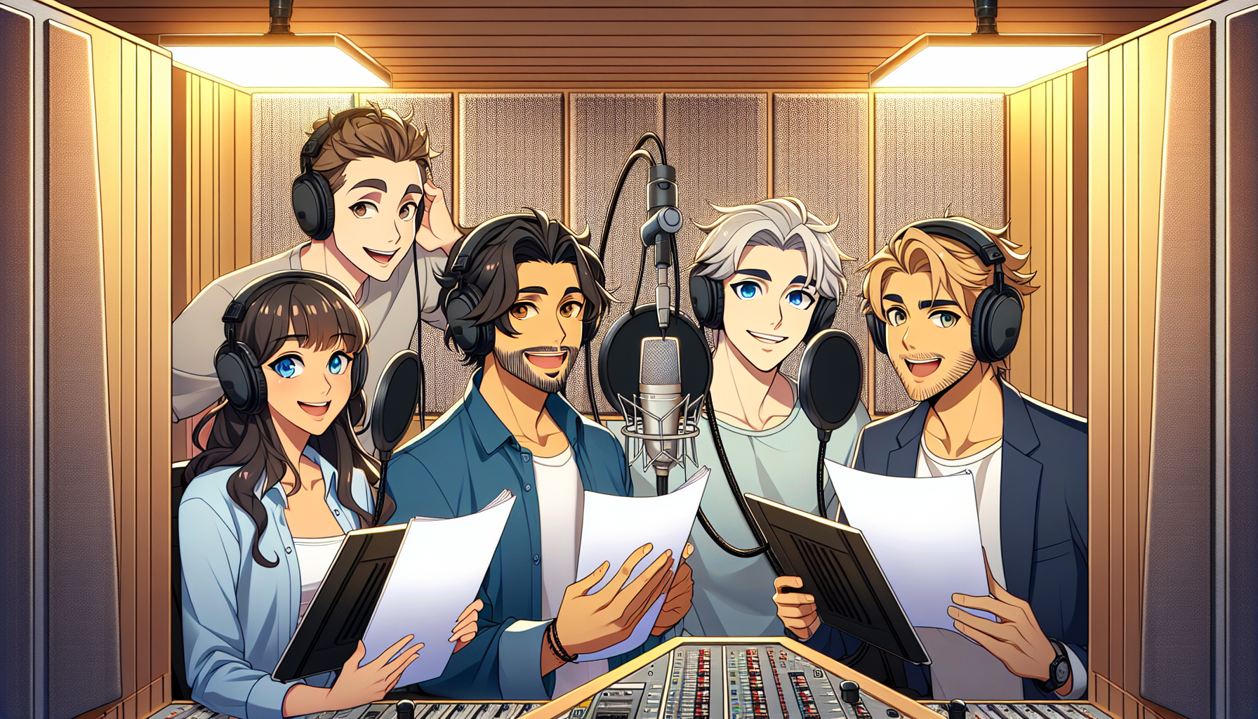 特別篇主要聲優陣容合影