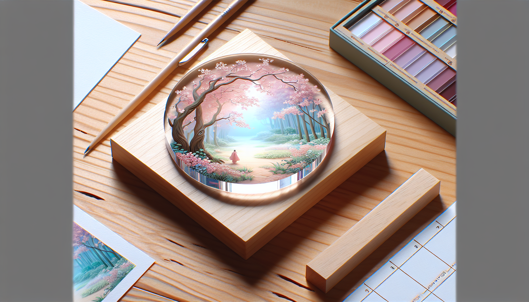 Mori Calliope 繪馬造型透明一卡通設計