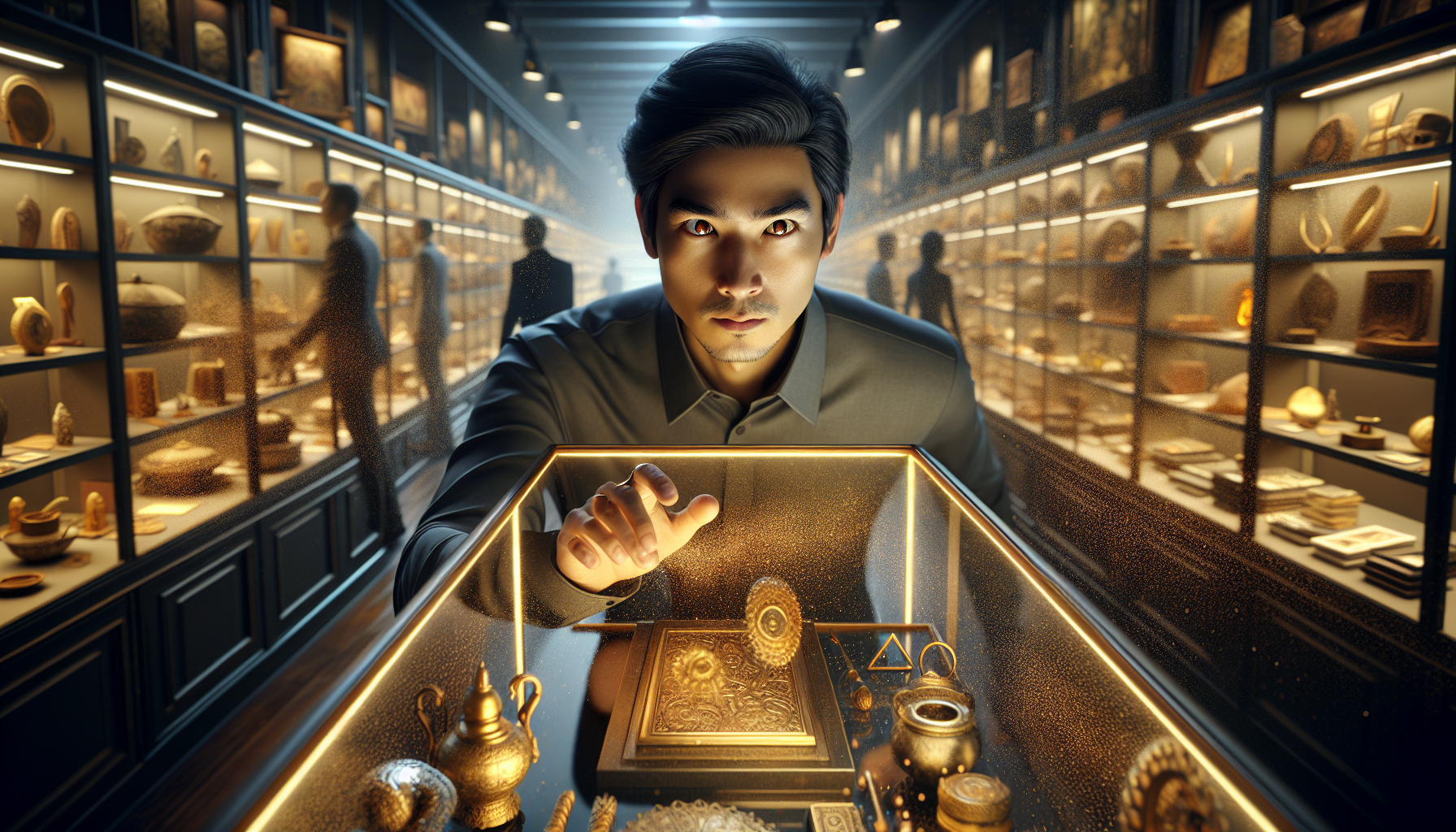 黃金瞳小說宣傳海報與角色設定