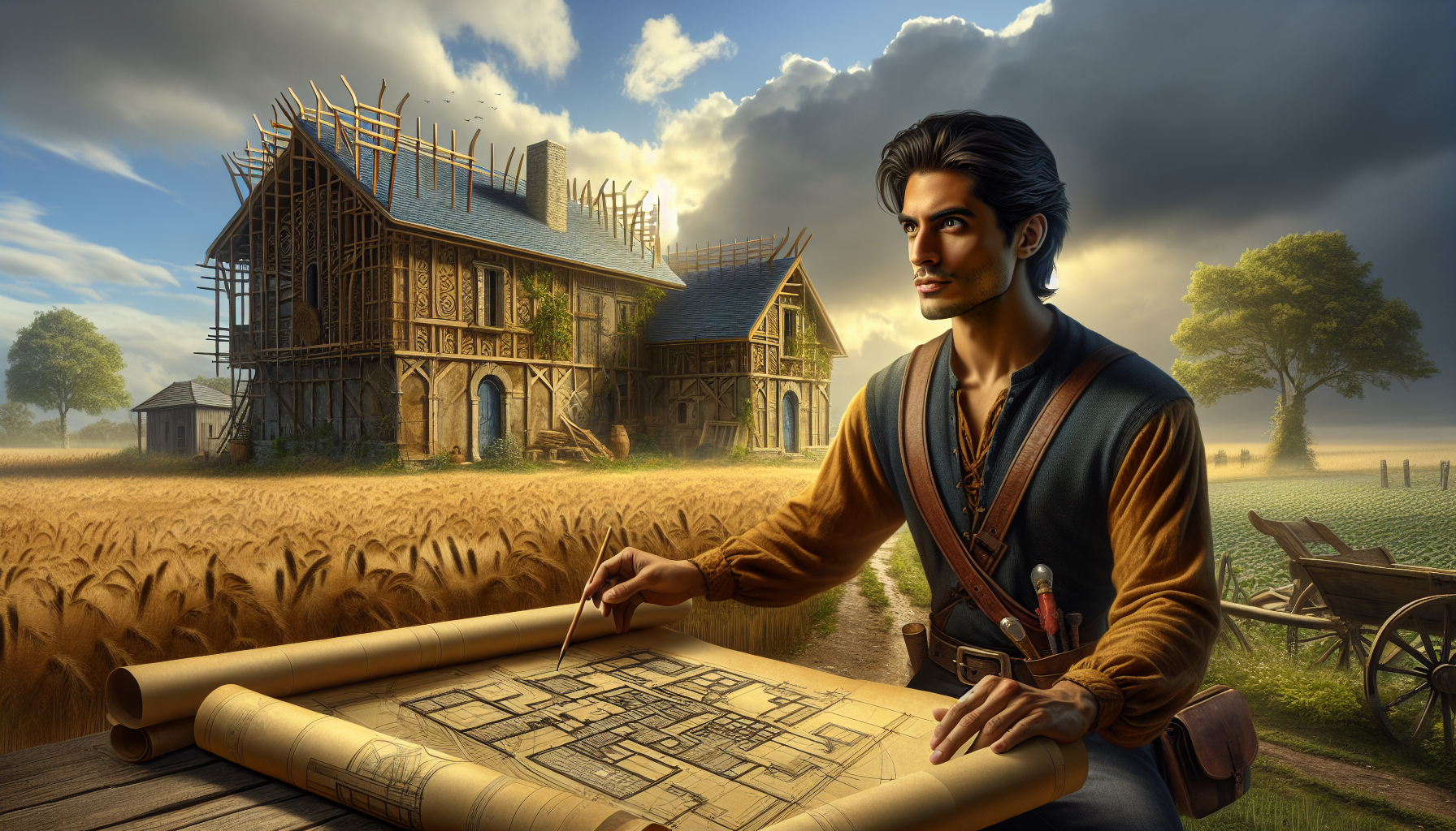 主角運用工程知識改造領地,打造異世界奇蹟