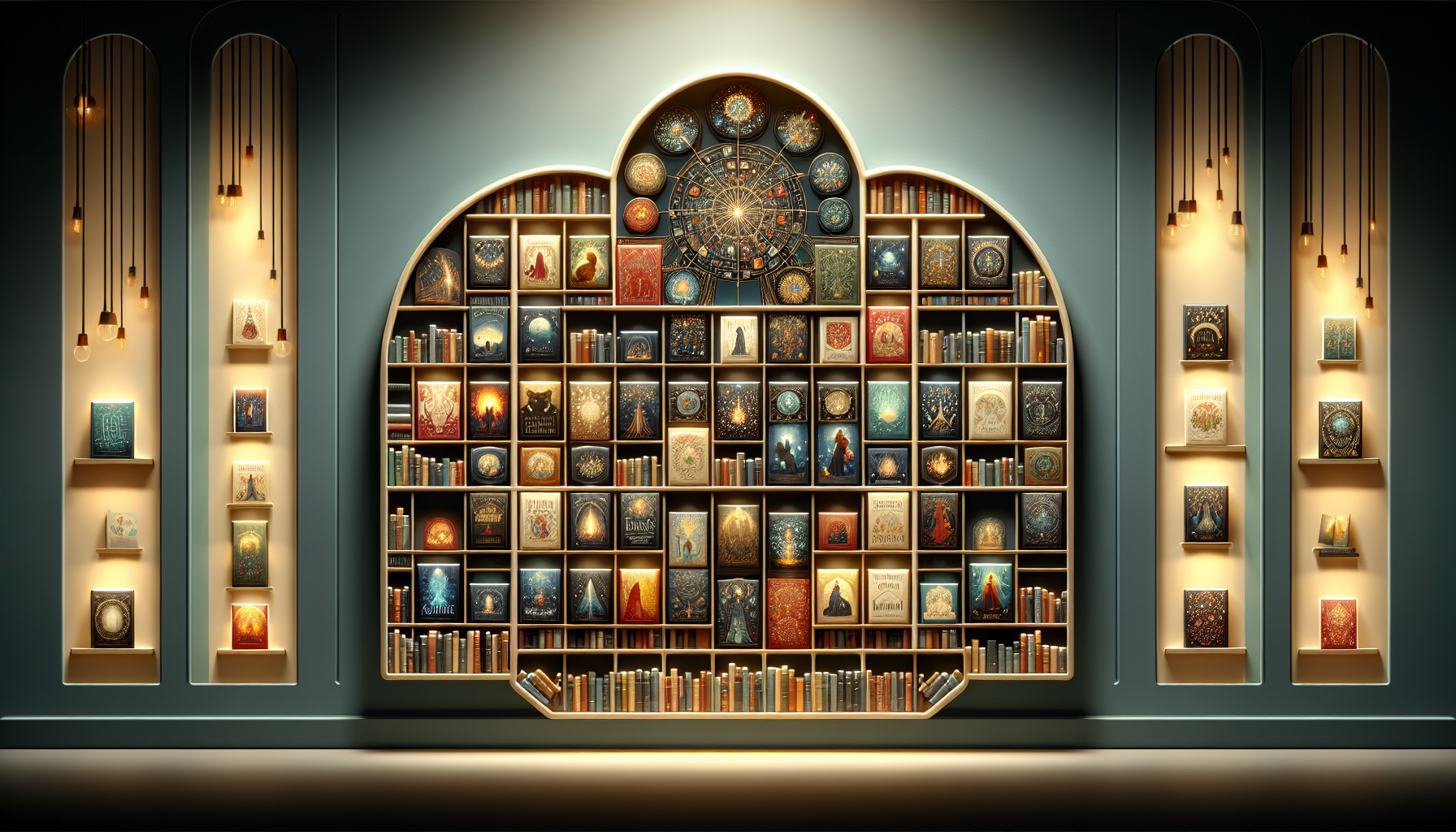 角角者豐富作品分類與書櫃界面