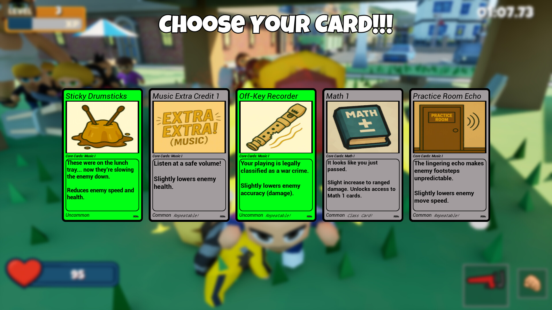 Roguelike動作射擊新作《CRASHOUT》校園超狂割草生存戰來襲！玩家必收體驗童趣混戰