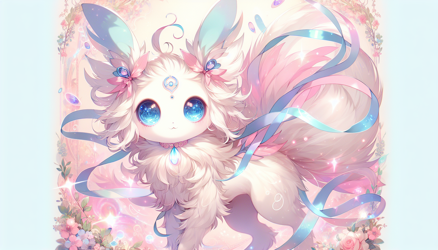 仙子伊布演出招牌妖精招式