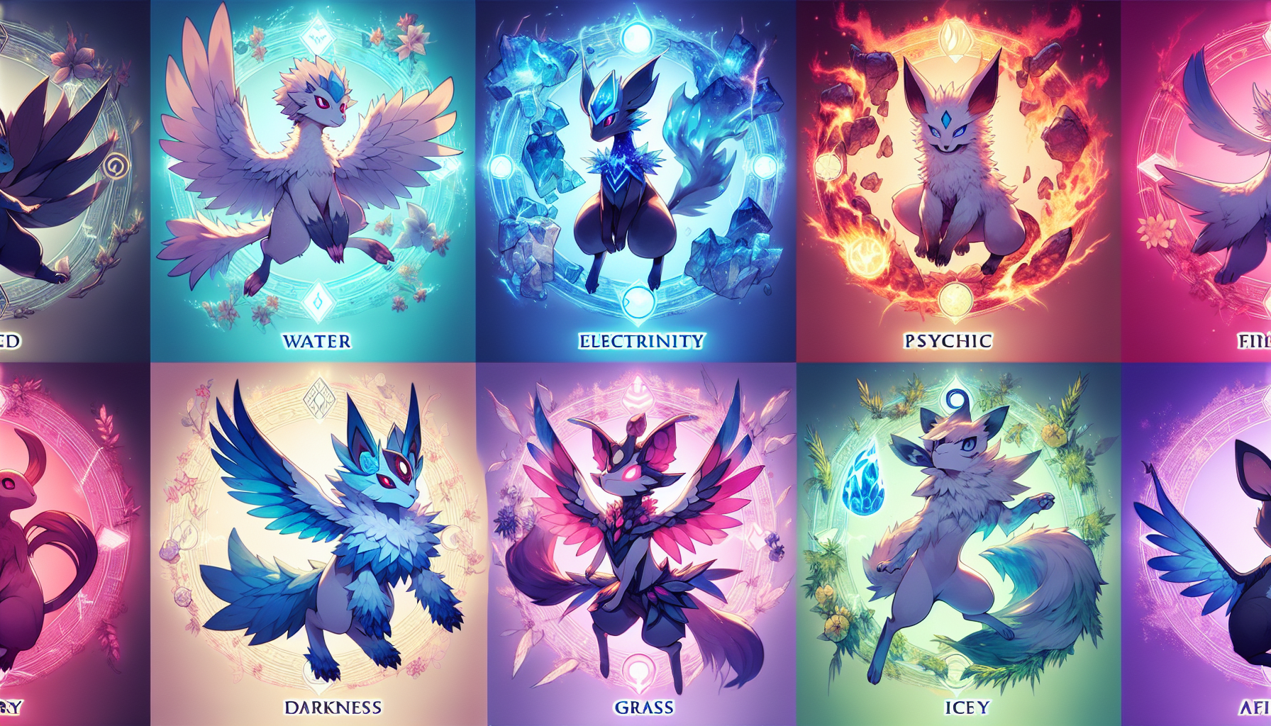 寶可夢GO中各伊布進化形態精靈選單」 class=