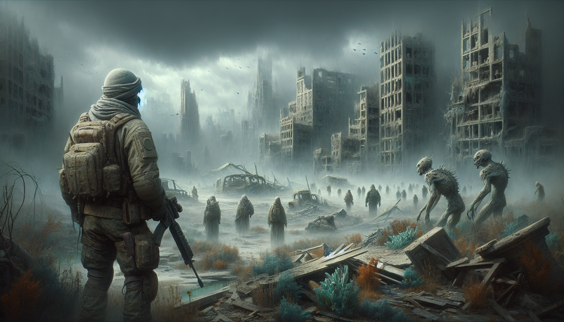 《86─不存在的戰區─》小說插圖,蕾娜與辛的相遇場景