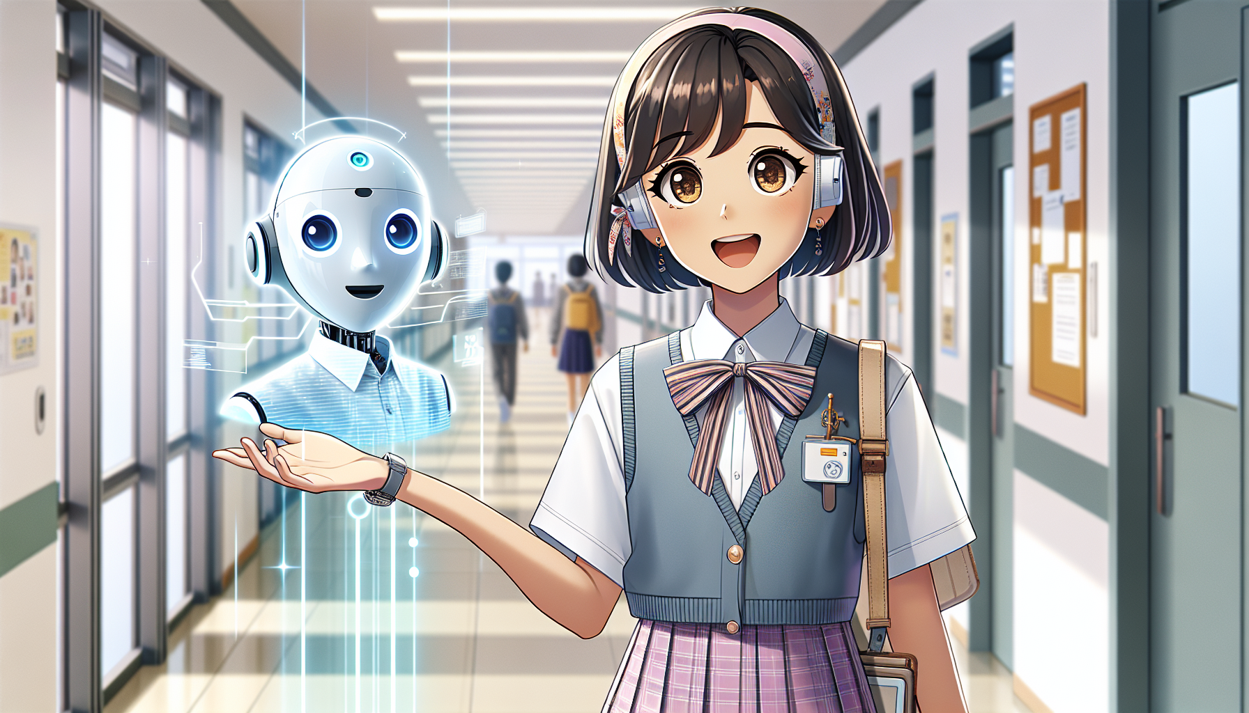 蔚藍檔案少女角色立繪美術