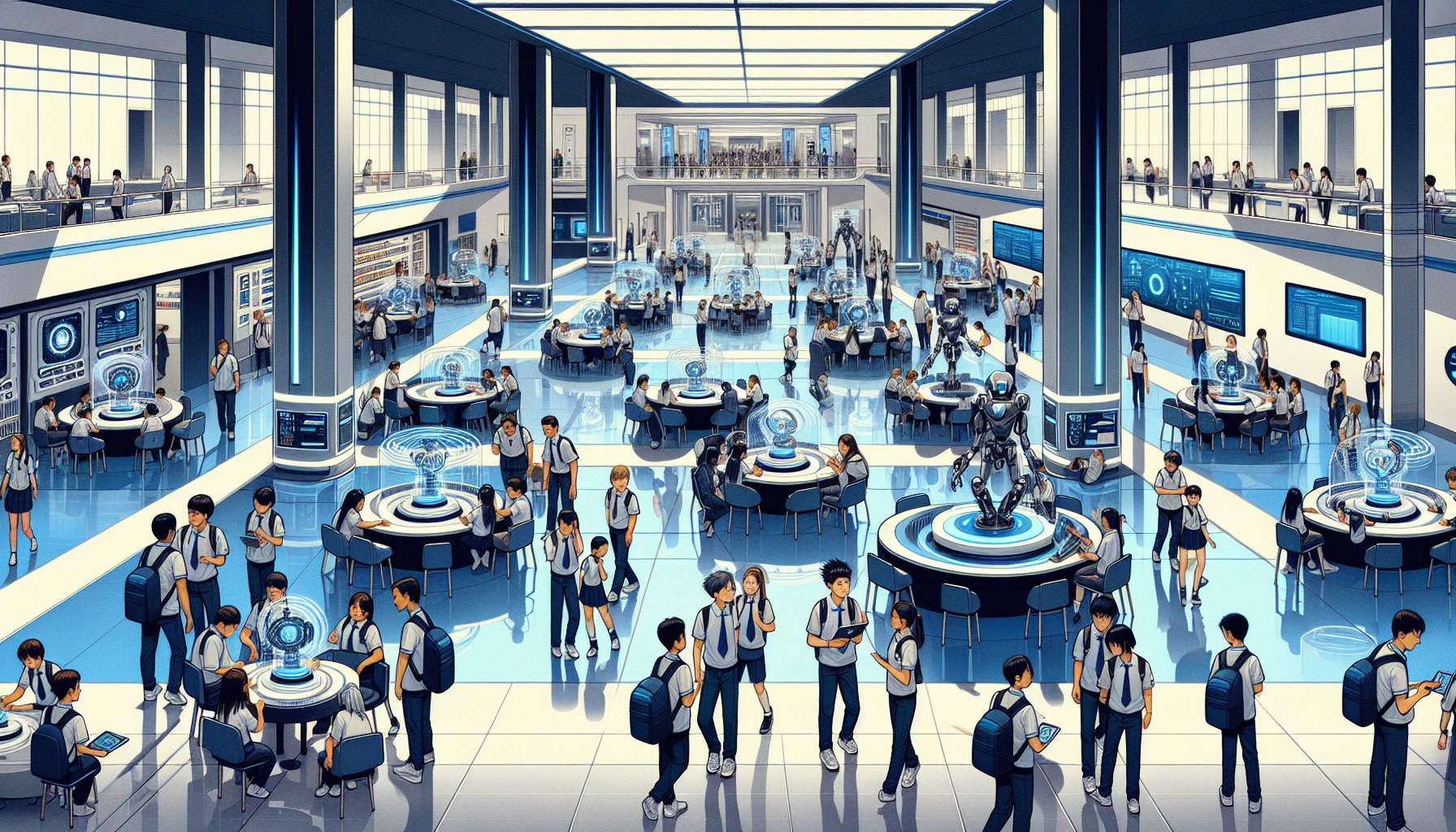 千年科學學園女僕特工隊合影