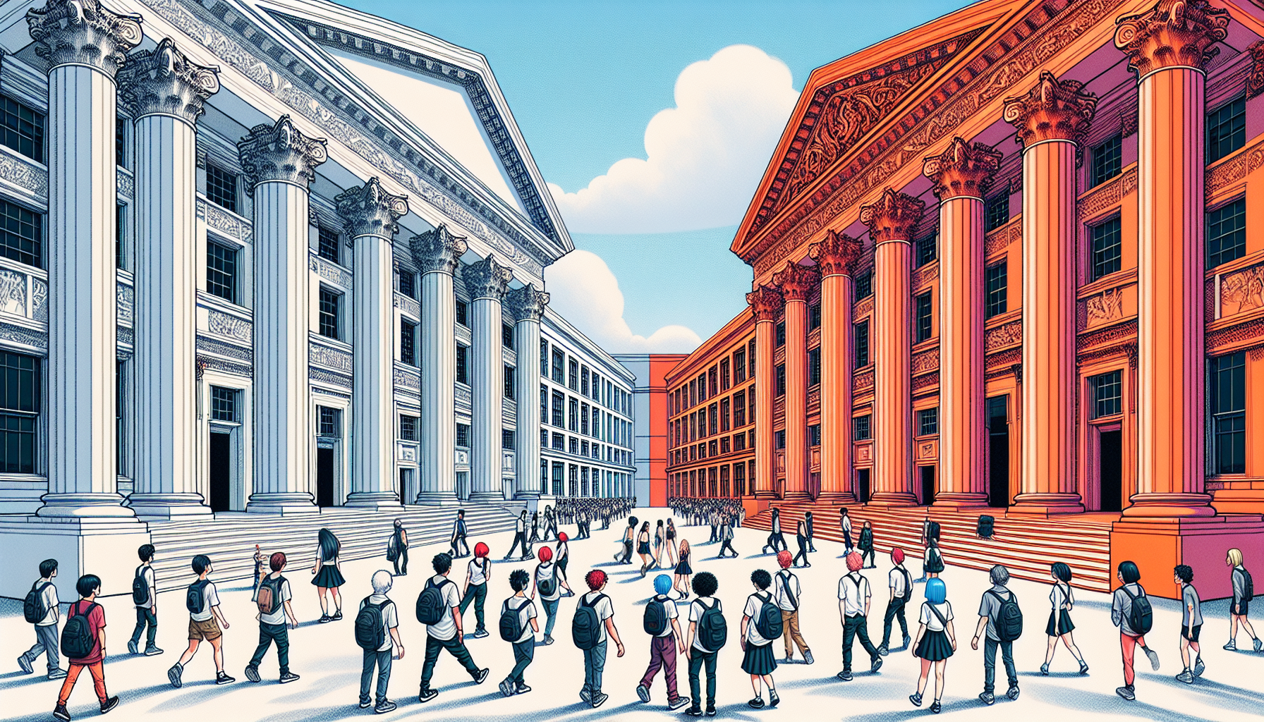 千年科學學園遊戲開發部四人組動漫風CG