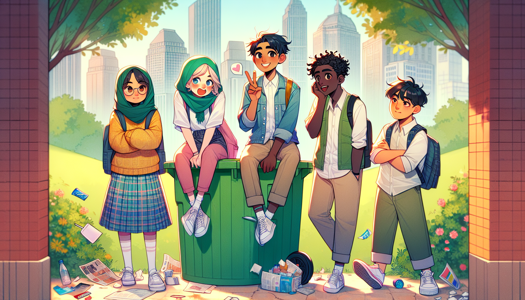 三一補課部四人組CG及未花、會長插畫