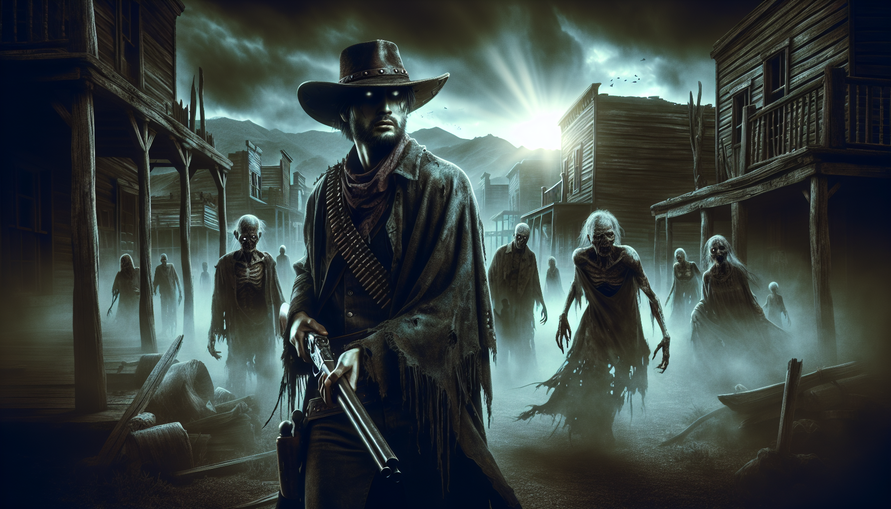 Red Dead Redemption 不死夢魘擴充內容西部殭屍畫面