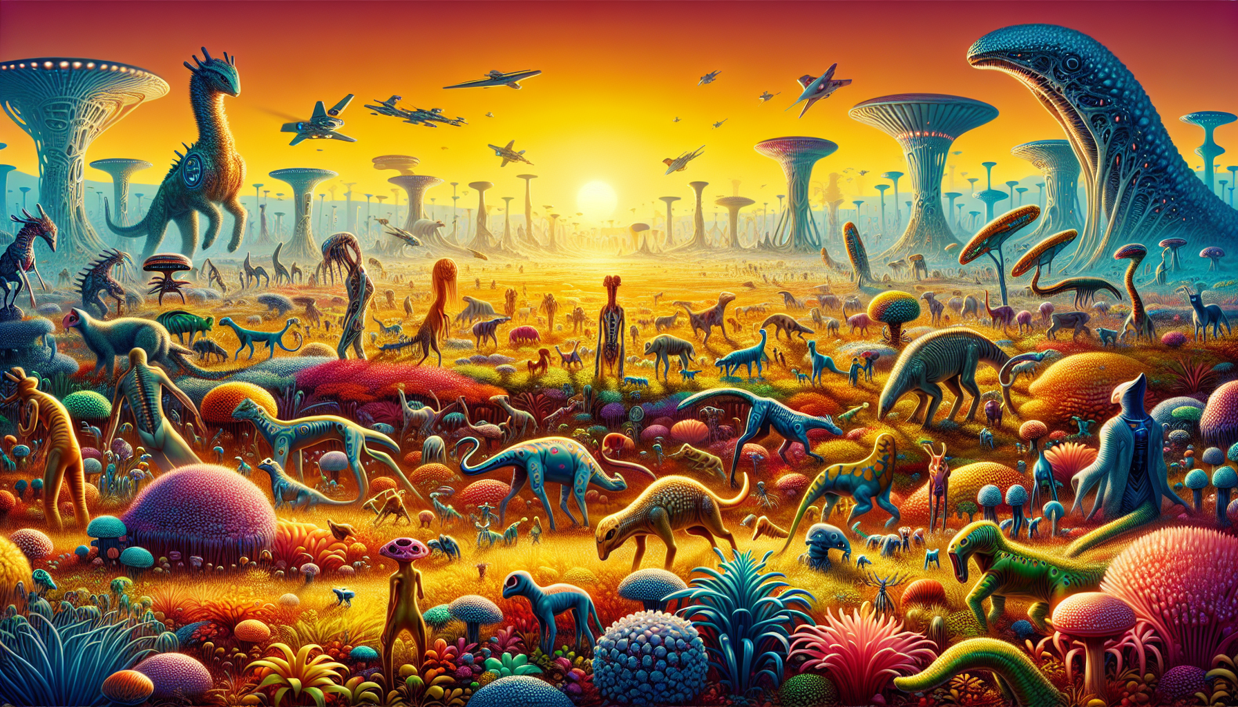 Sota7 外星動物群特寫：掠食和溫馴生物