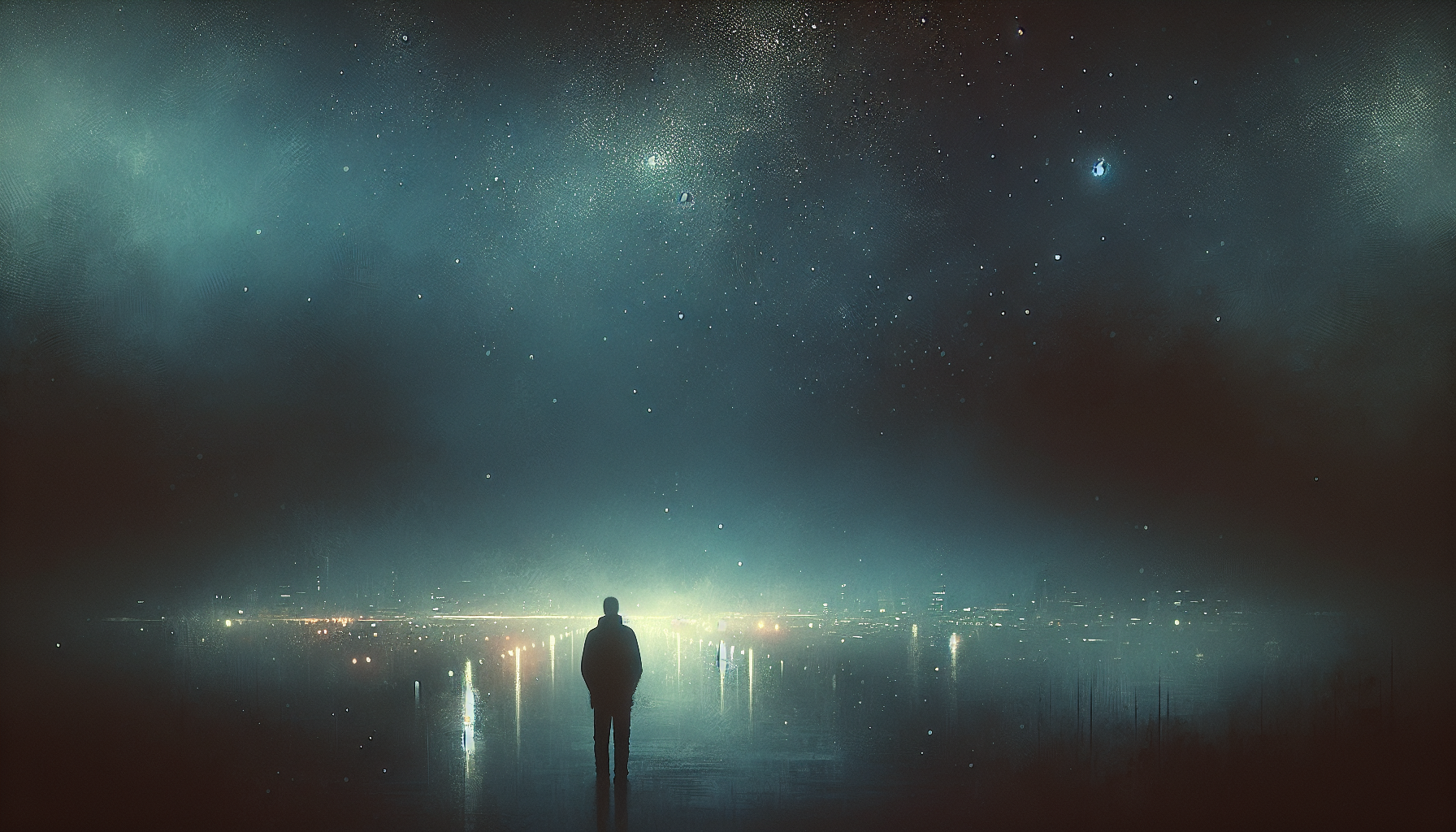 書本、星空和人物剪影，象徵小說帶來的尋星之旅