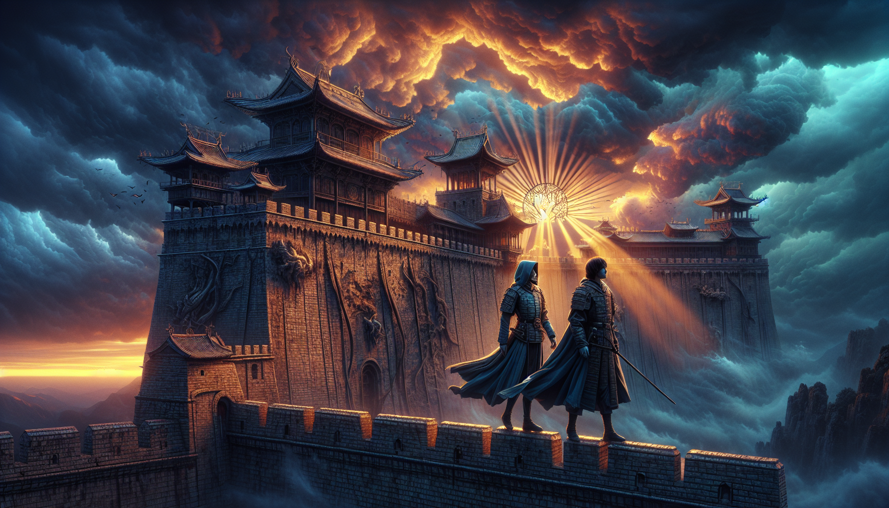 小說《殺破狼》封面，古風權謀與星光主題並存