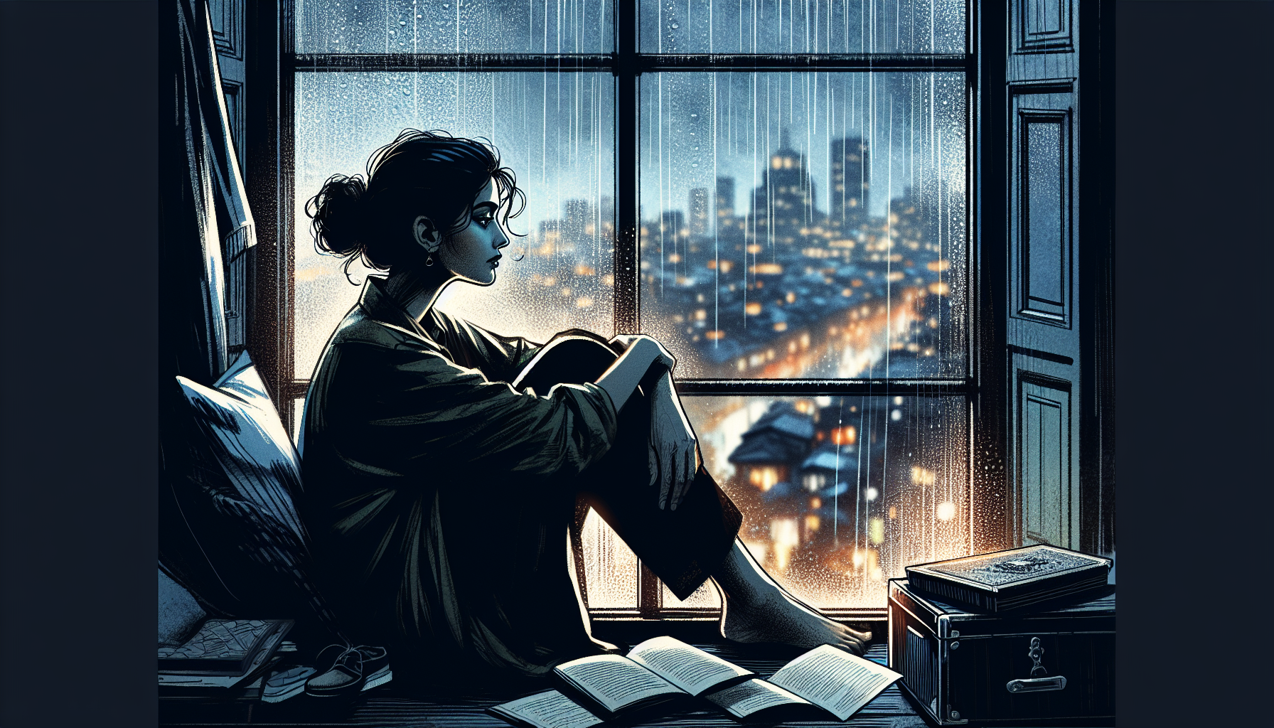 小說角色心理掙扎情緒氛圍圖