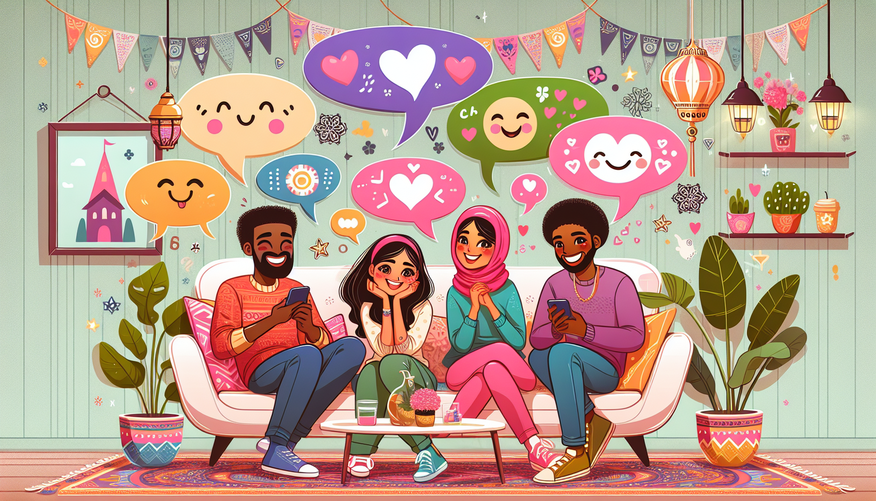 台灣迷因梗圖展現咩噗軟萌可愛風格的插畫