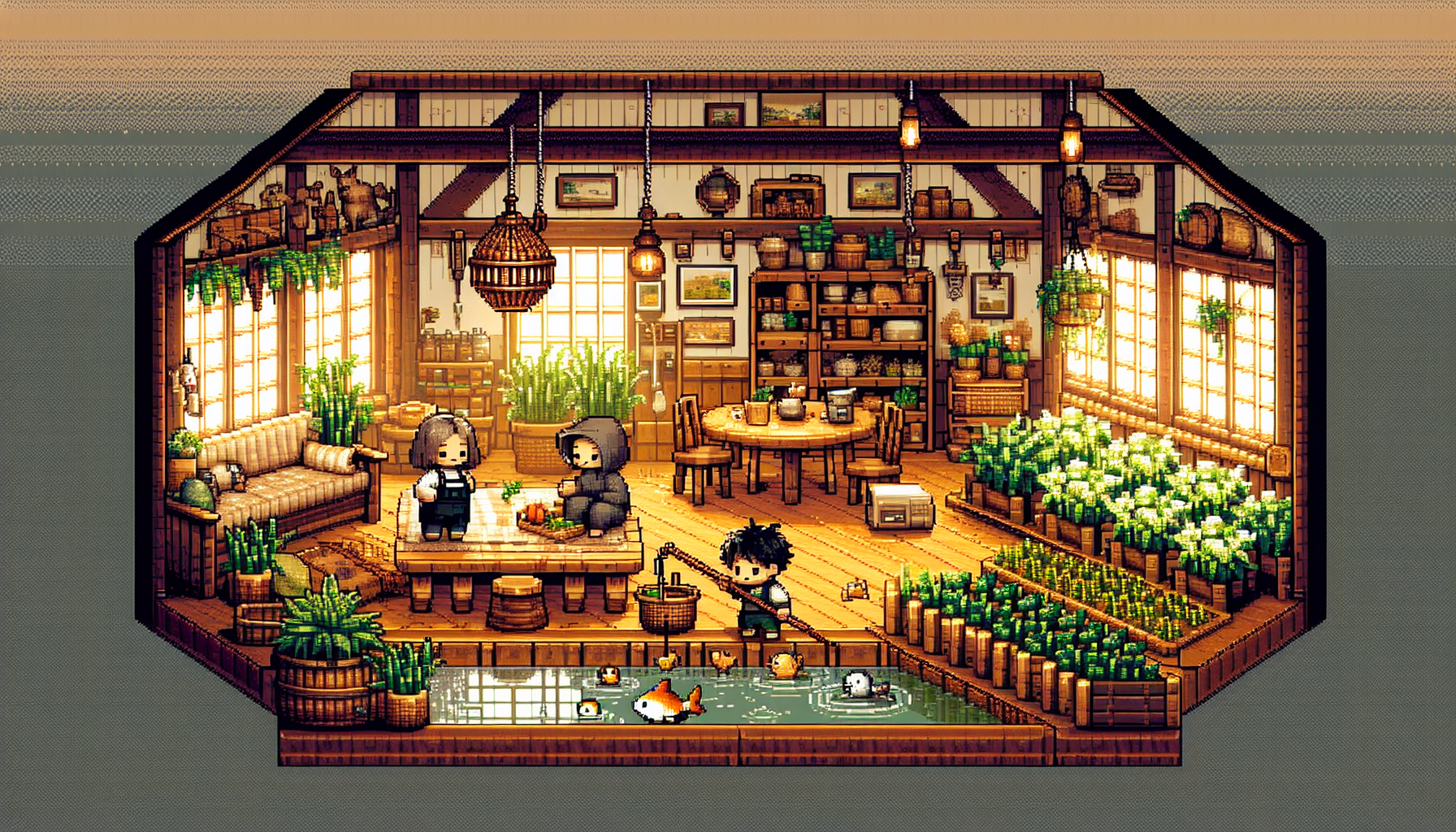 HoloCure 像素風遊戲畫面