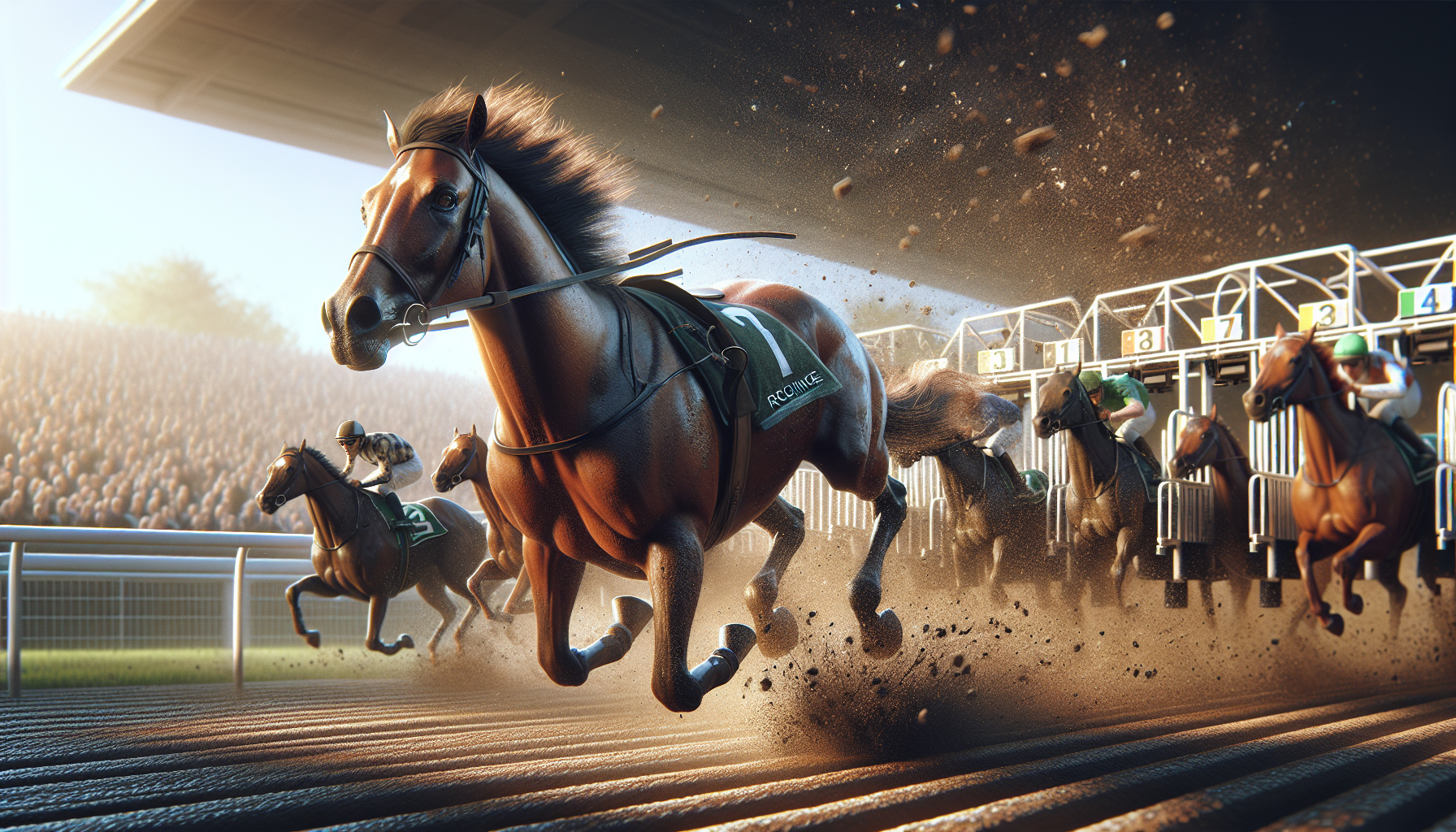 幼駒時期的無聲鈴鹿與牧場工作人員合影