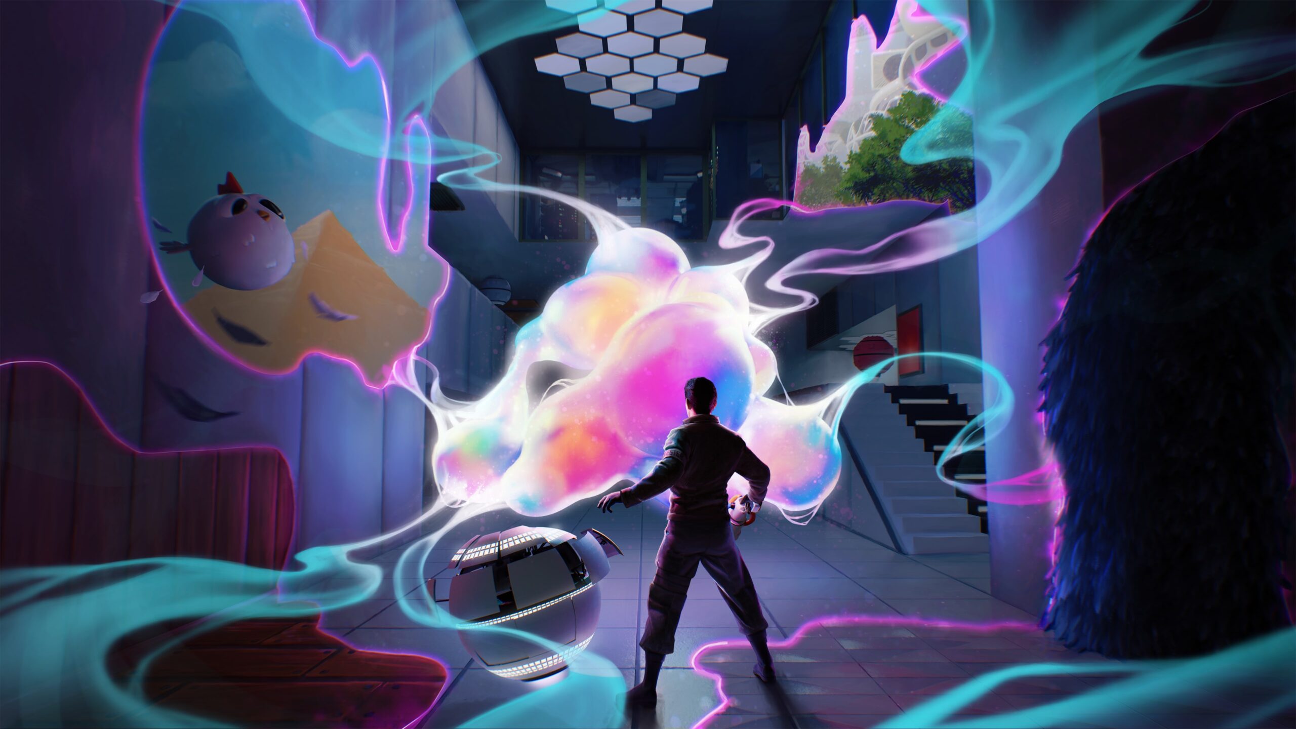 燒腦必玩!PS5 第一人稱解謎《ChromaGun 2: Dye Hard》多重宇宙新玩法登場