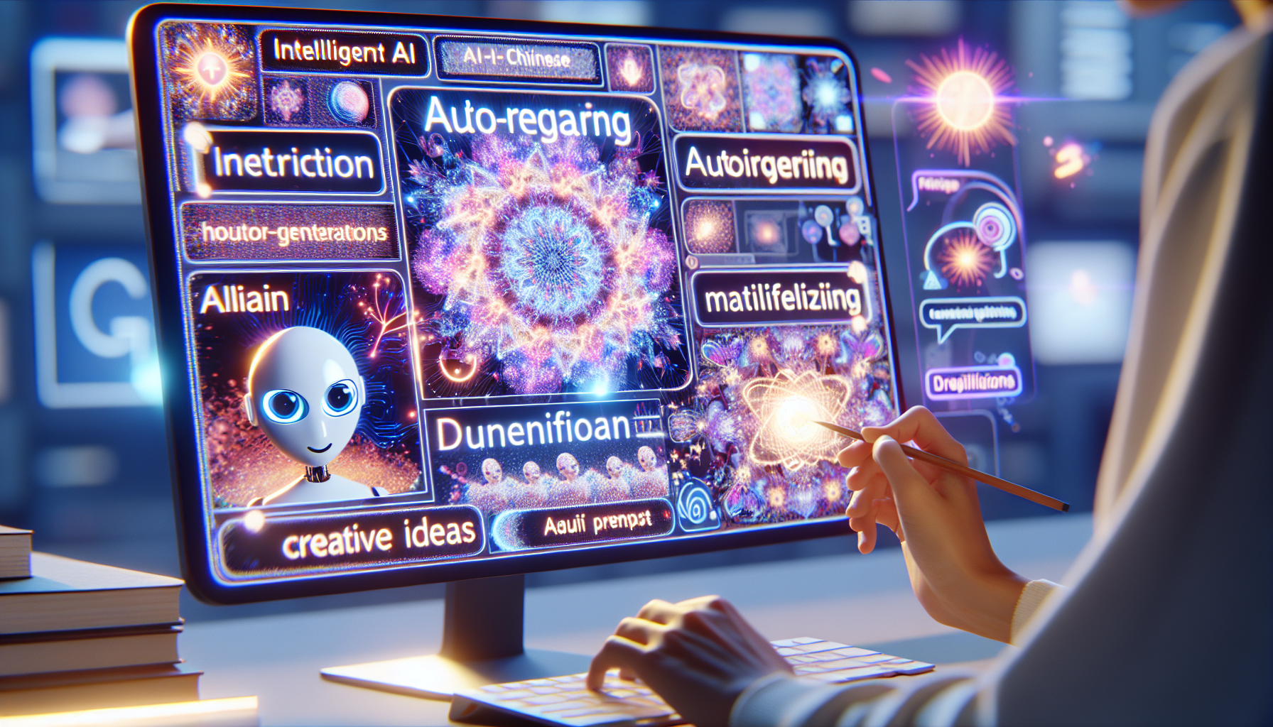 GenApe梗圖AI產生器界面