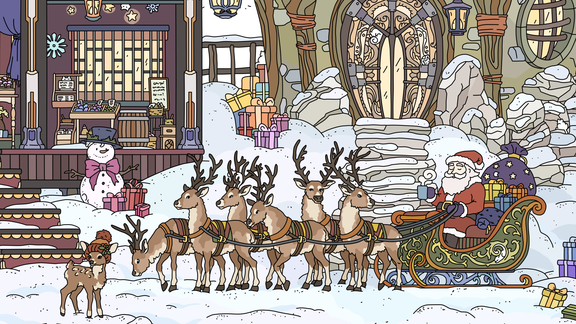 療癒尋物遊戲新作！《HIDDEN CATS 8: Happy New Year》節慶限定貓咪冒險休閒小品登場