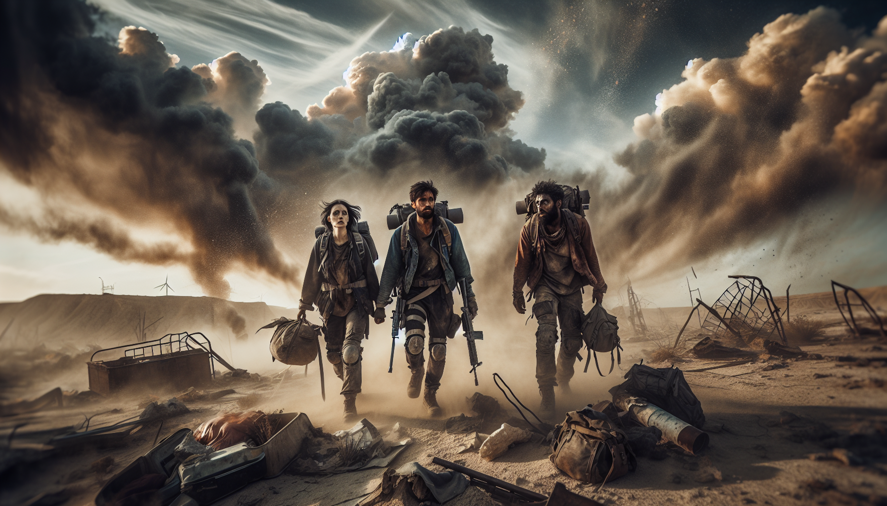 末世小說與動作冒險精神融合象徵圖