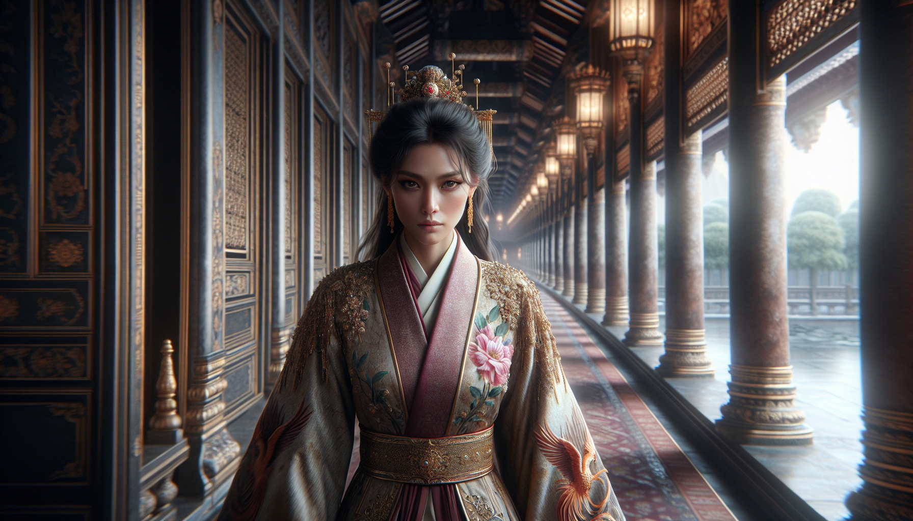 女主與小皇帝聯手設定情景圖