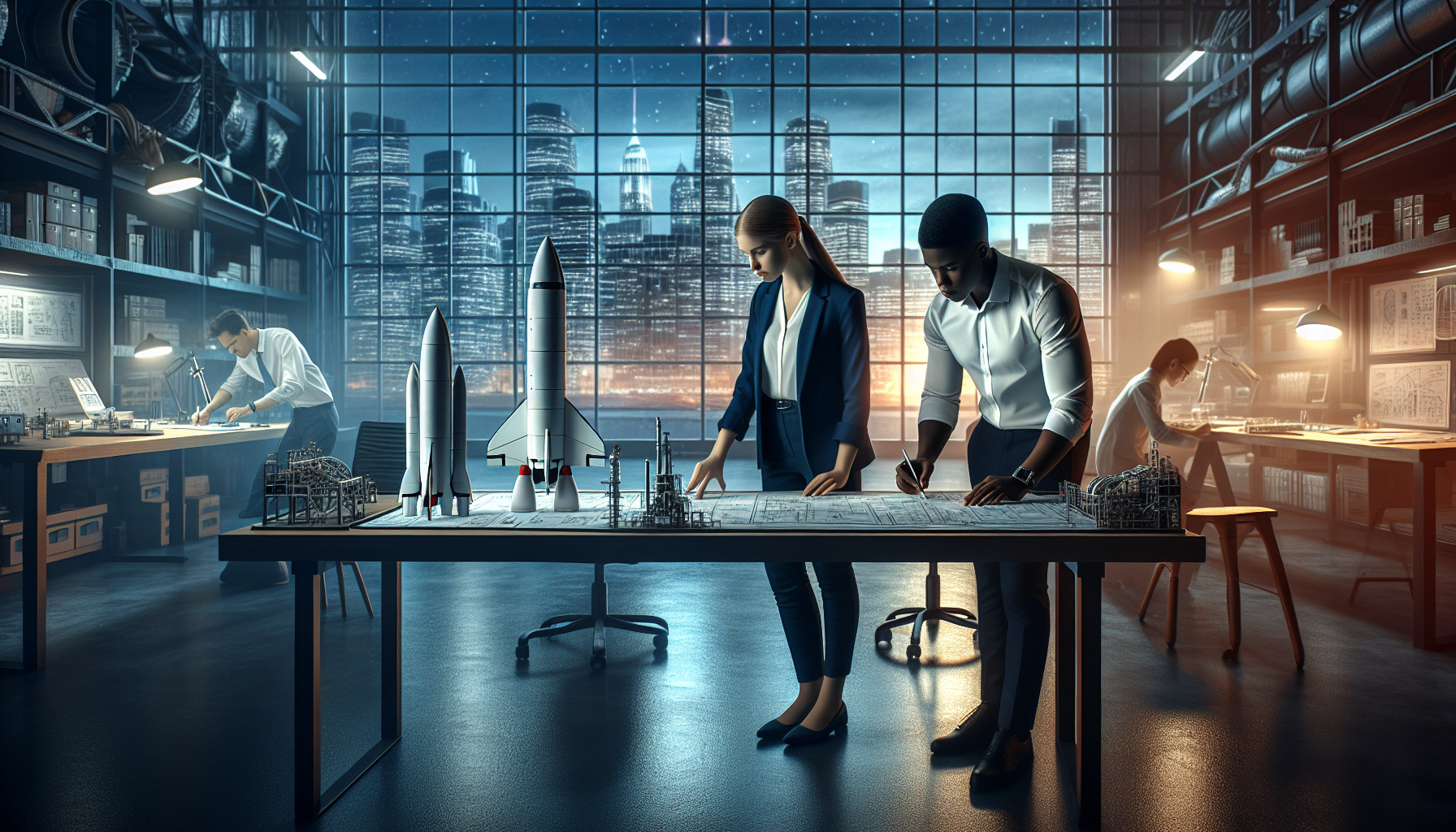 小說《摘星》封面與角色插圖