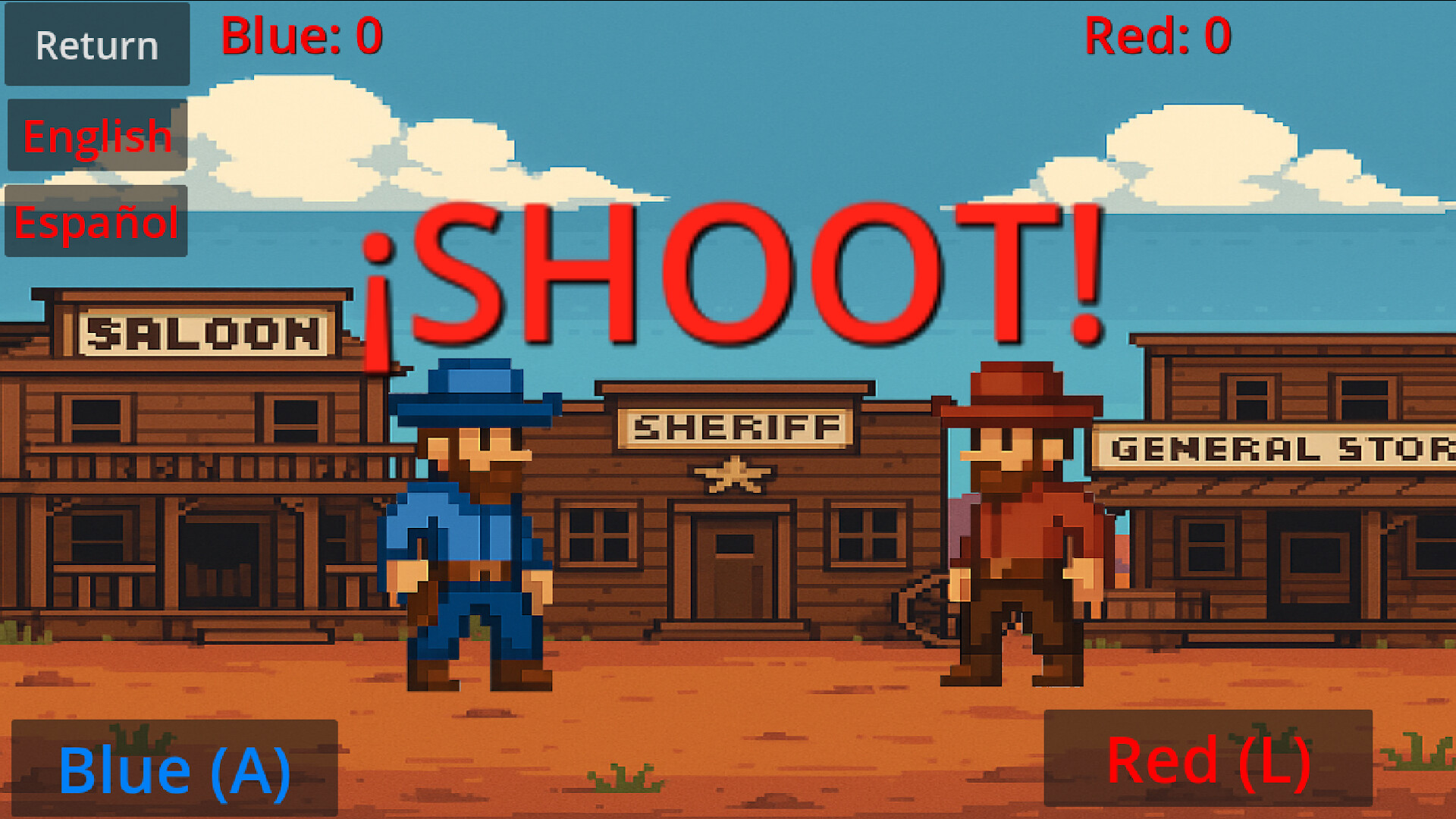 超緊張反應力動作遊戲《FlashDuels》登場！西部像素決鬥，派對必備小品新作