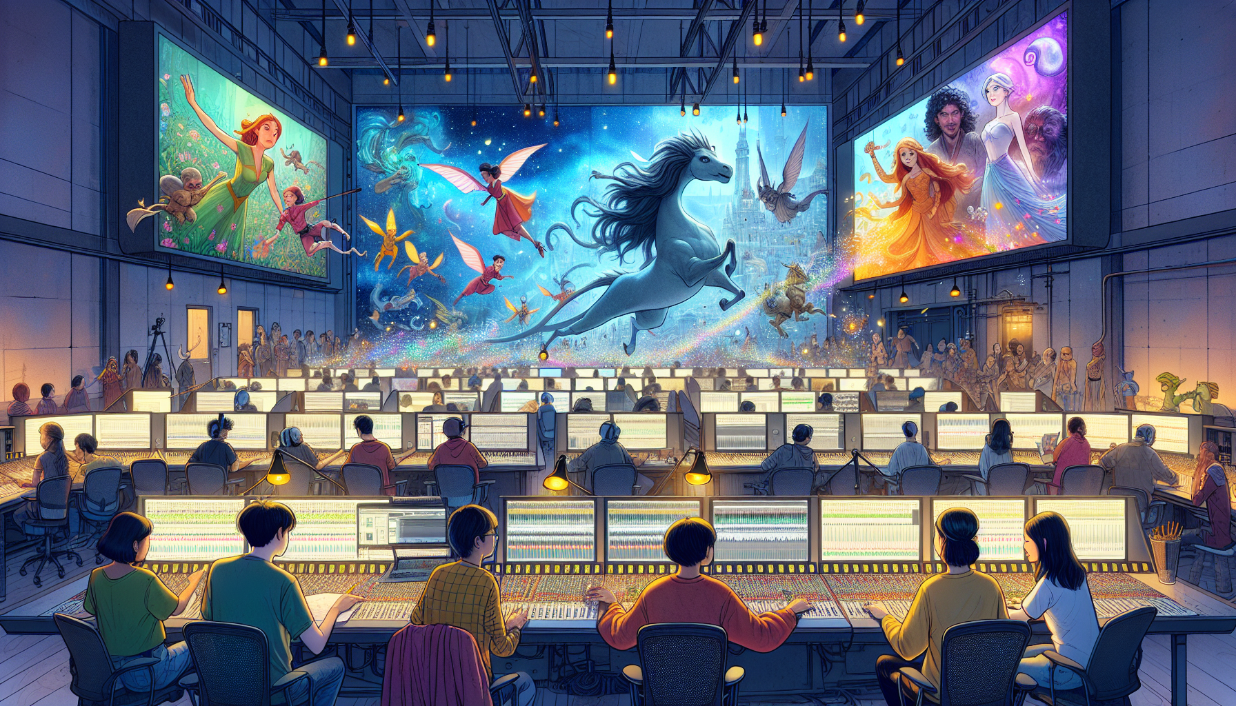 少女與戰車動畫畫風與音樂場景演出