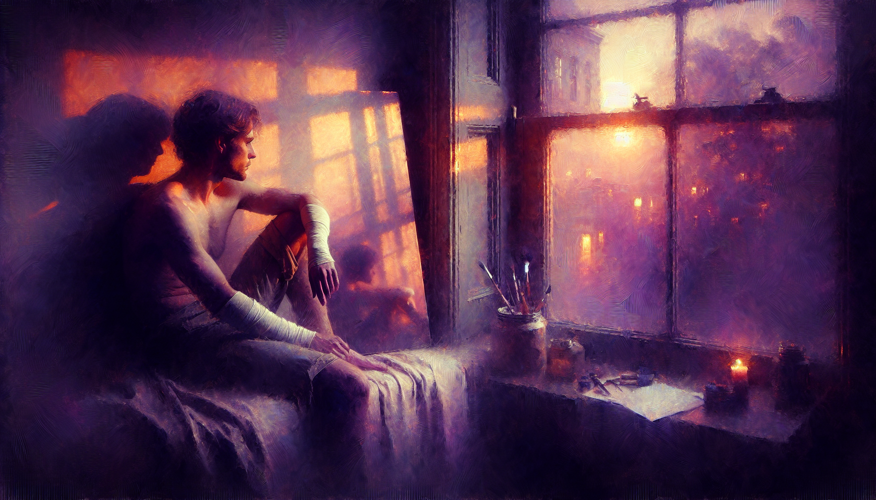 失戀心靈療癒小說章節「結痂」插圖