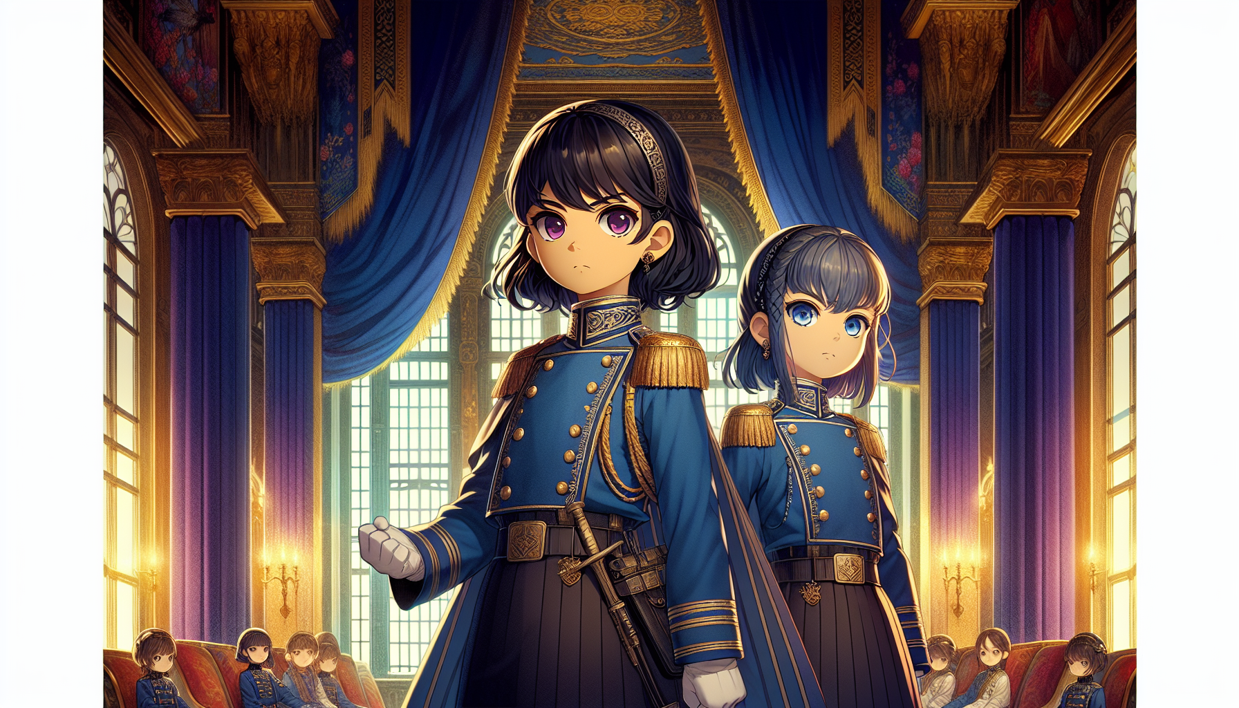 朱斯蒂ーヌ與卡洛莉ヌ登場官方主要視覺圖