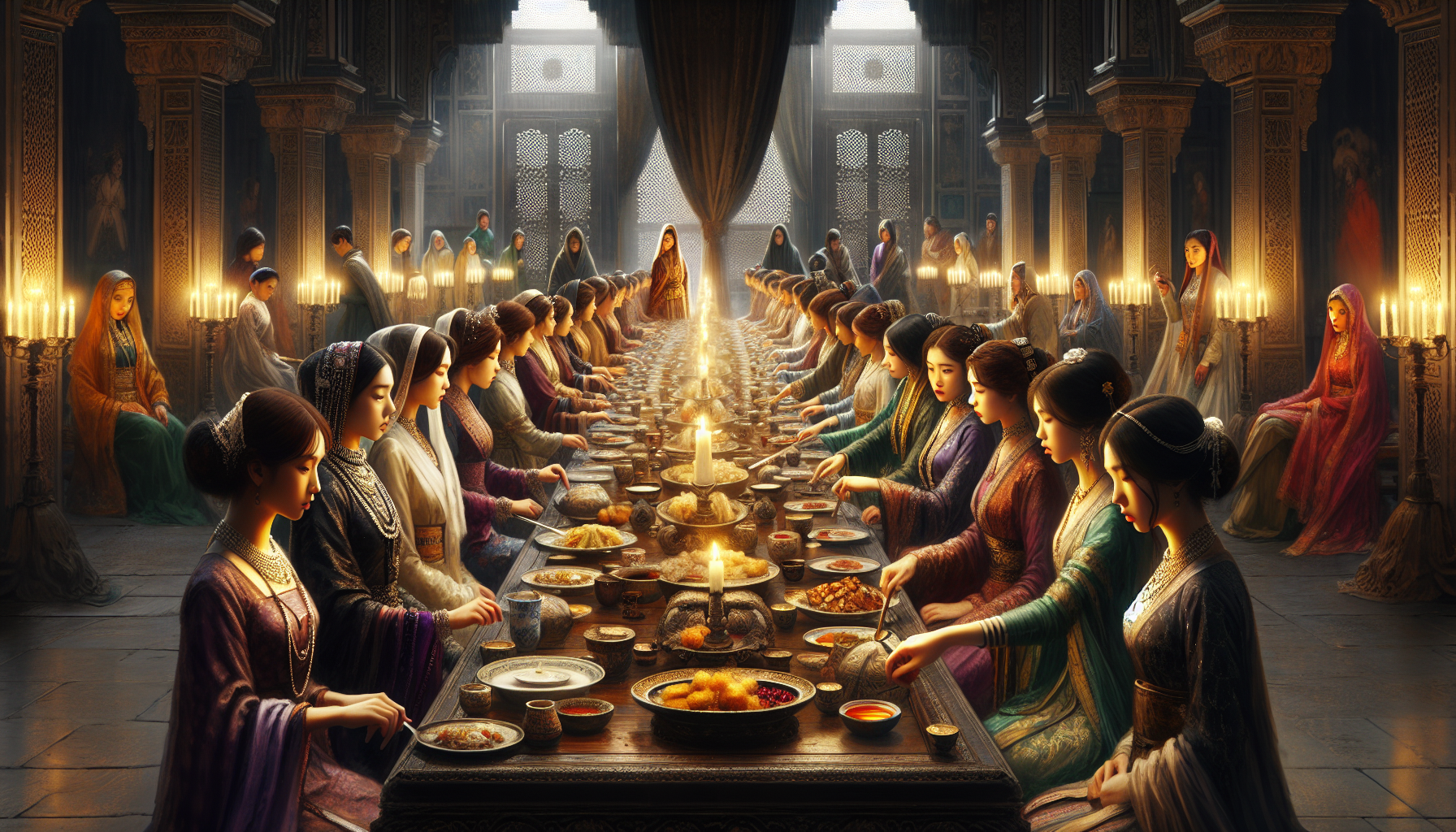 小說插圖，貓貓現場分析毒殺真相