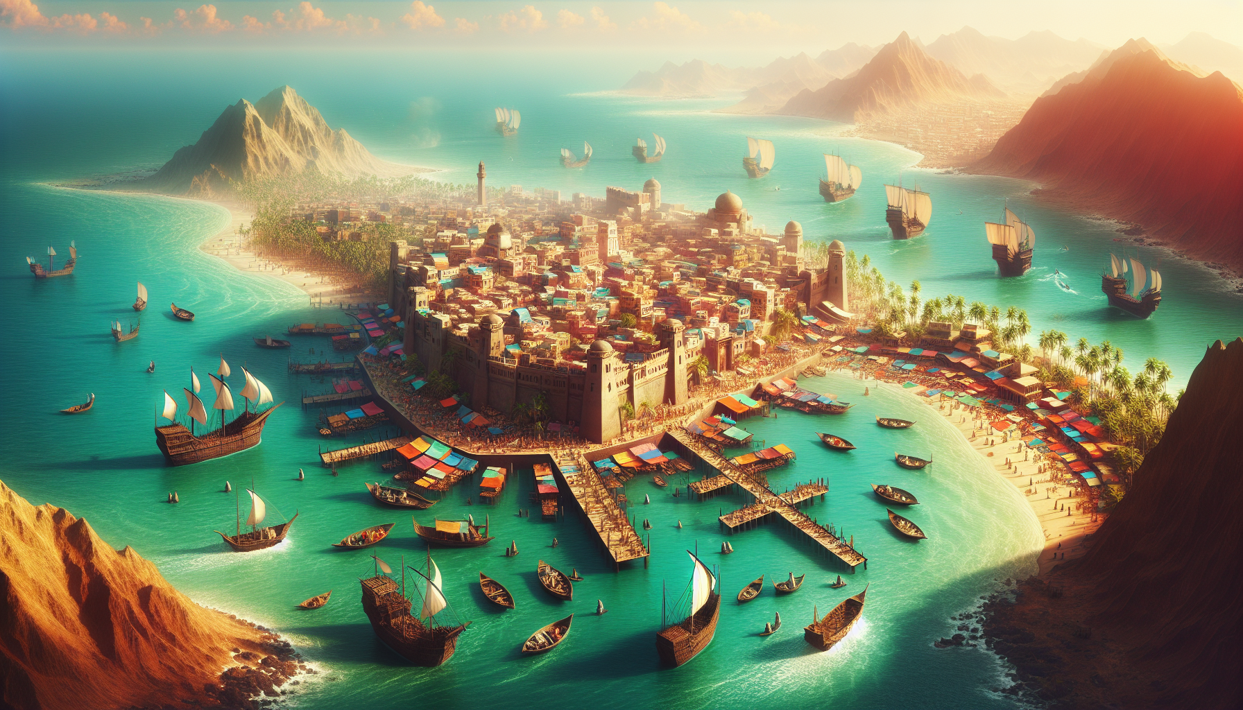 遊戲地圖橫跨愛爾蘭至日本與東南亞，展示歷史貿易路線