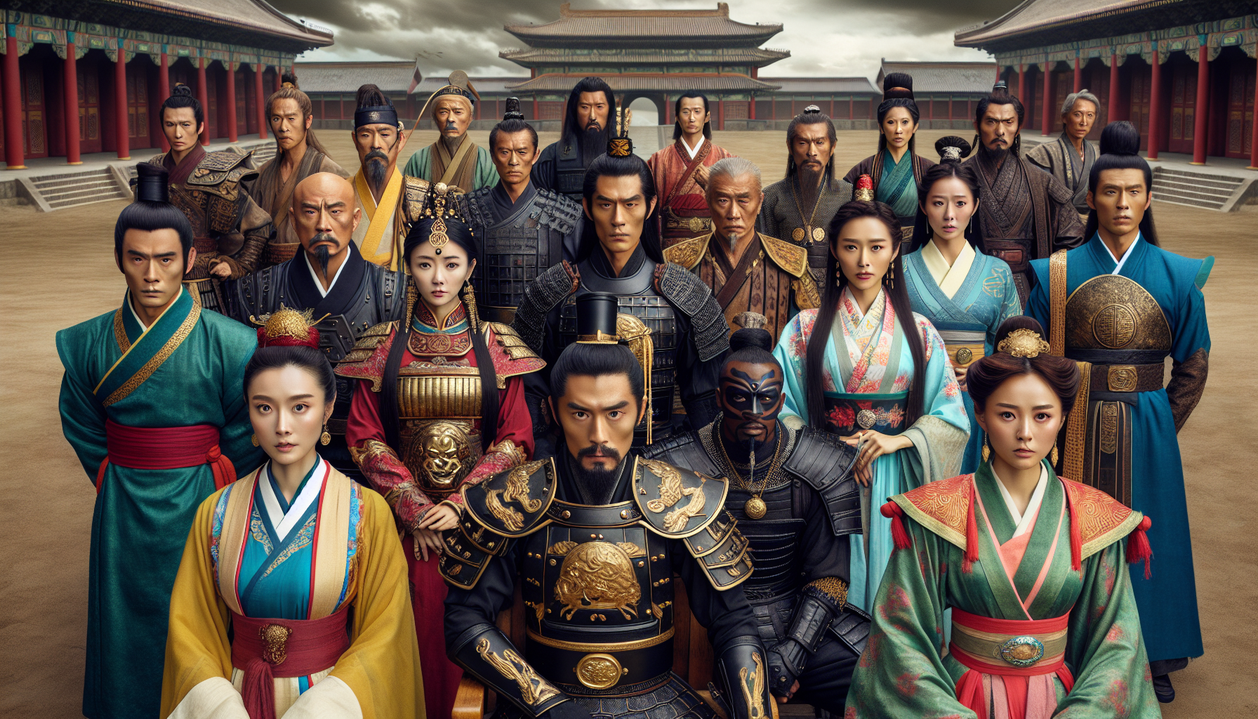 《顏心記》配角集體劇照 劇中人物群像