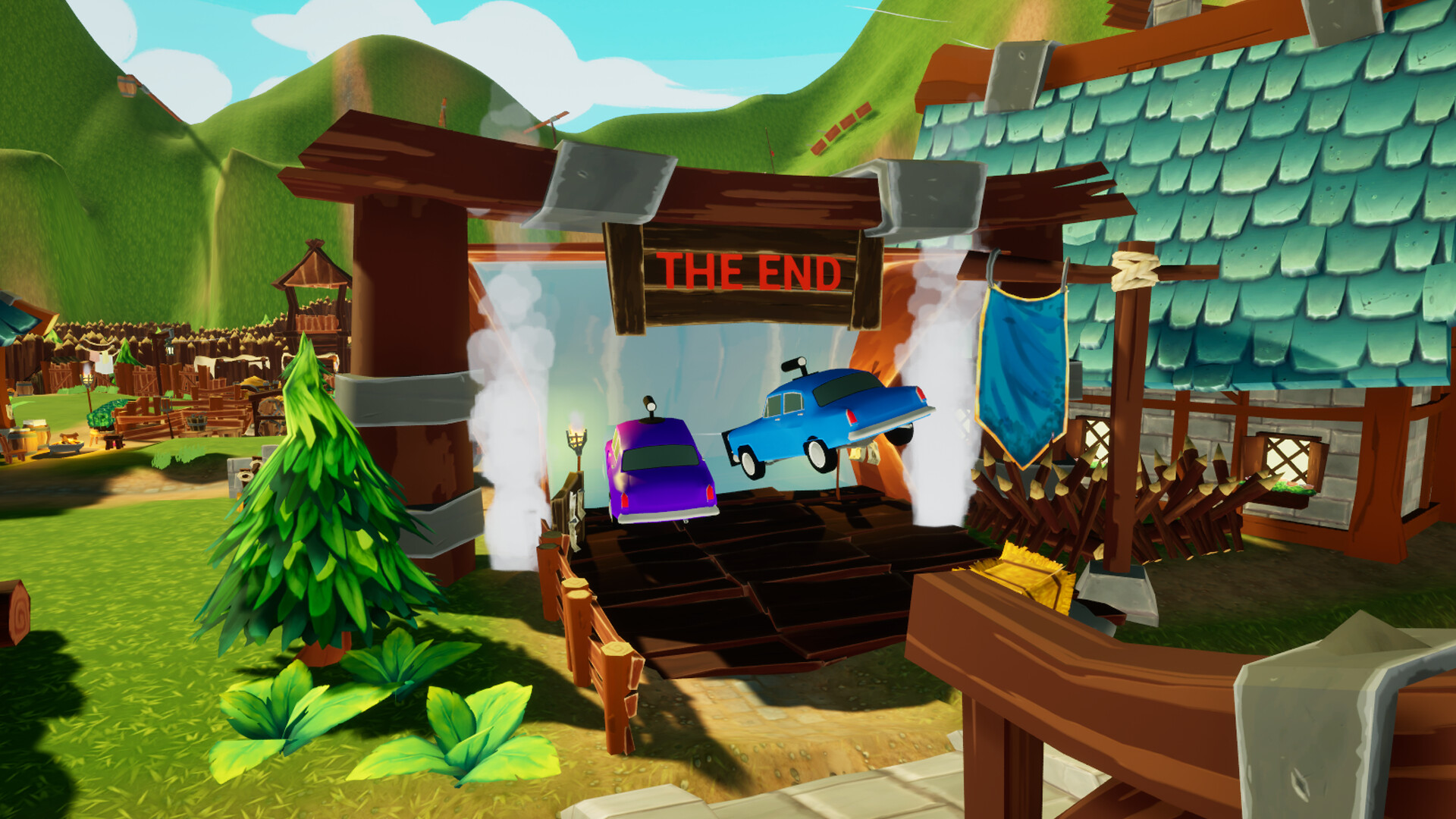 又一款派對競速遊戲新選擇！《Car Parkour Together》結合平台跑酷與多人合作混戰登場