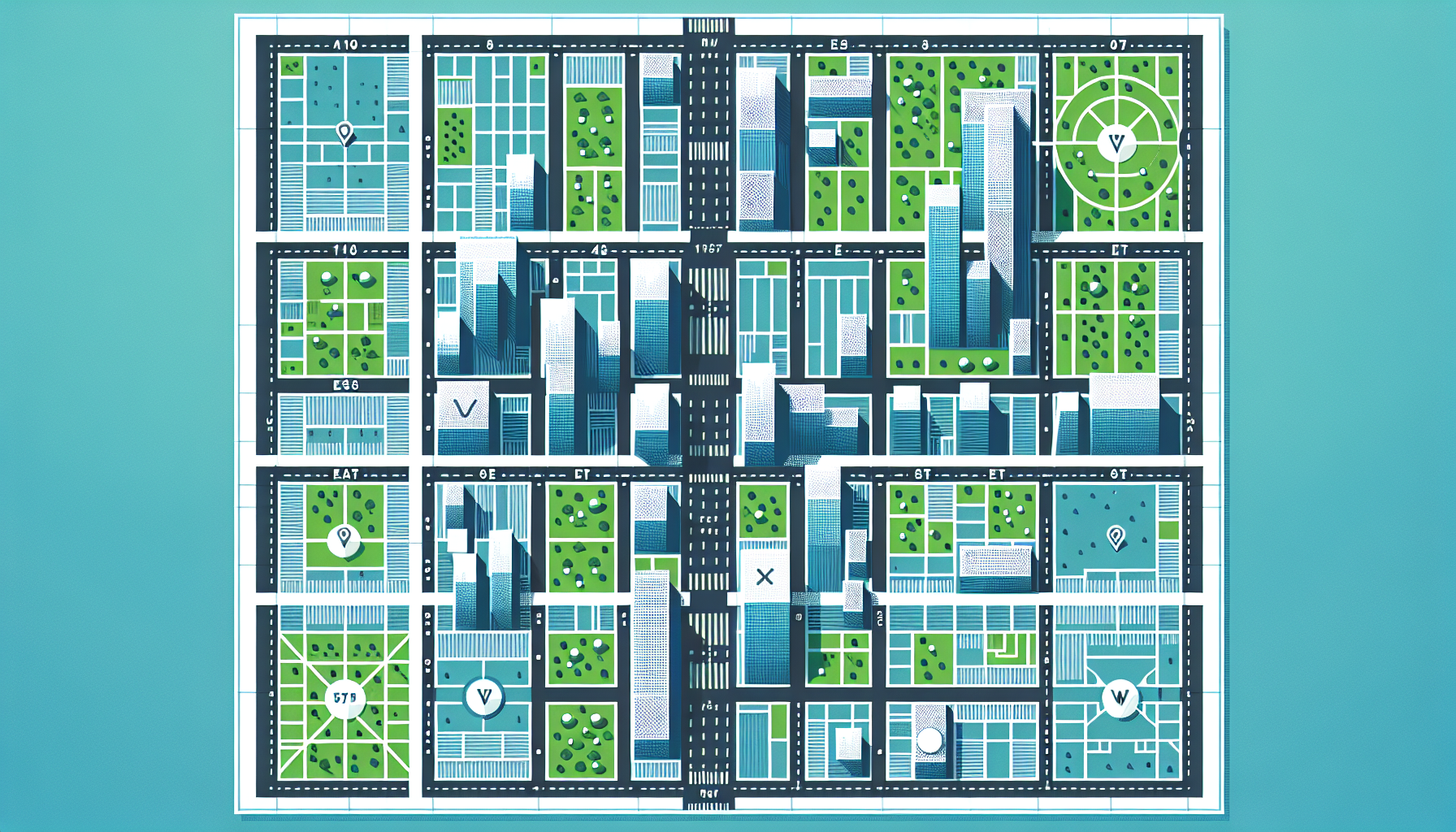 札幌網格座標型地址規劃範例