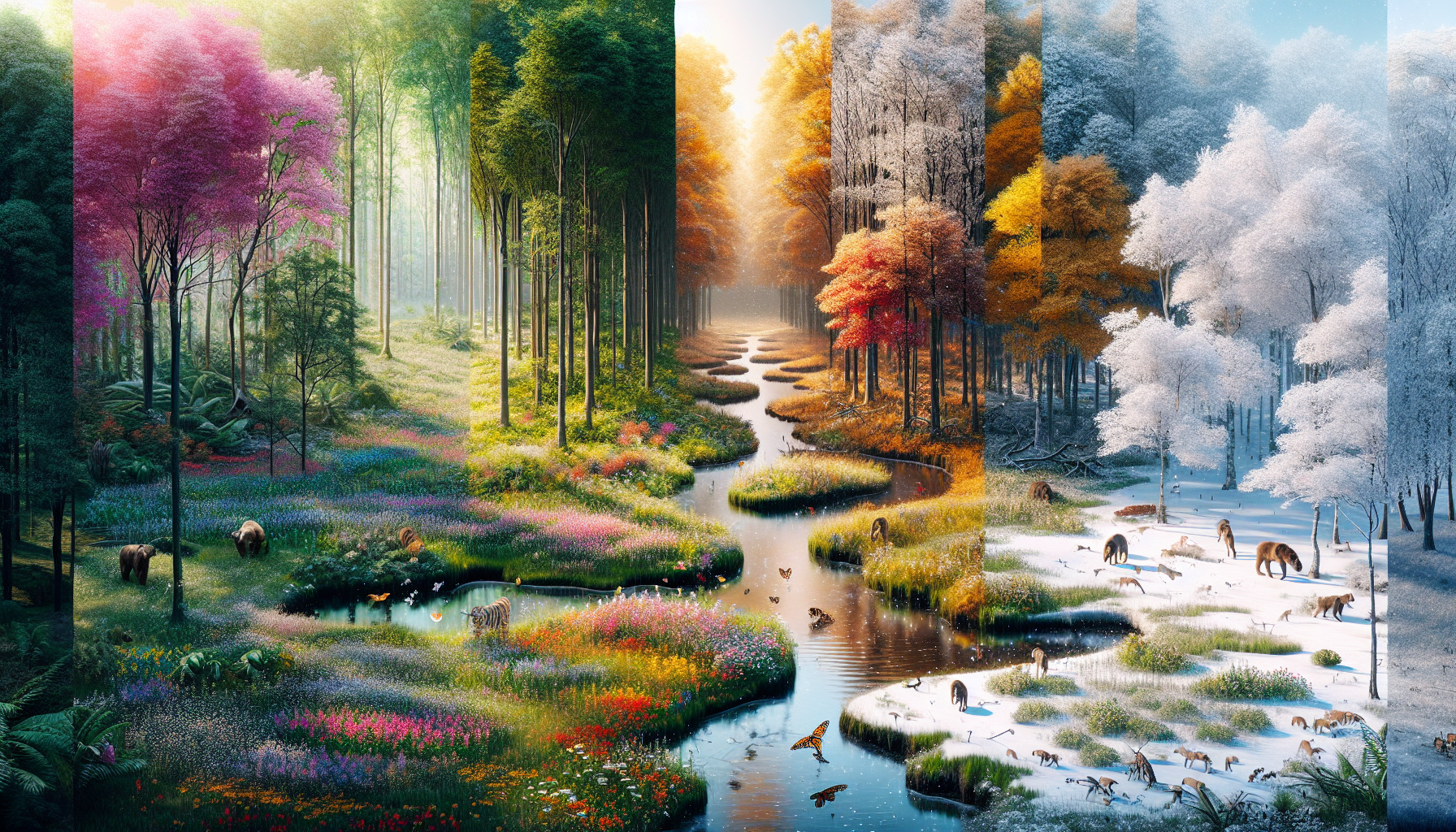 動態天氣與季節系統效果