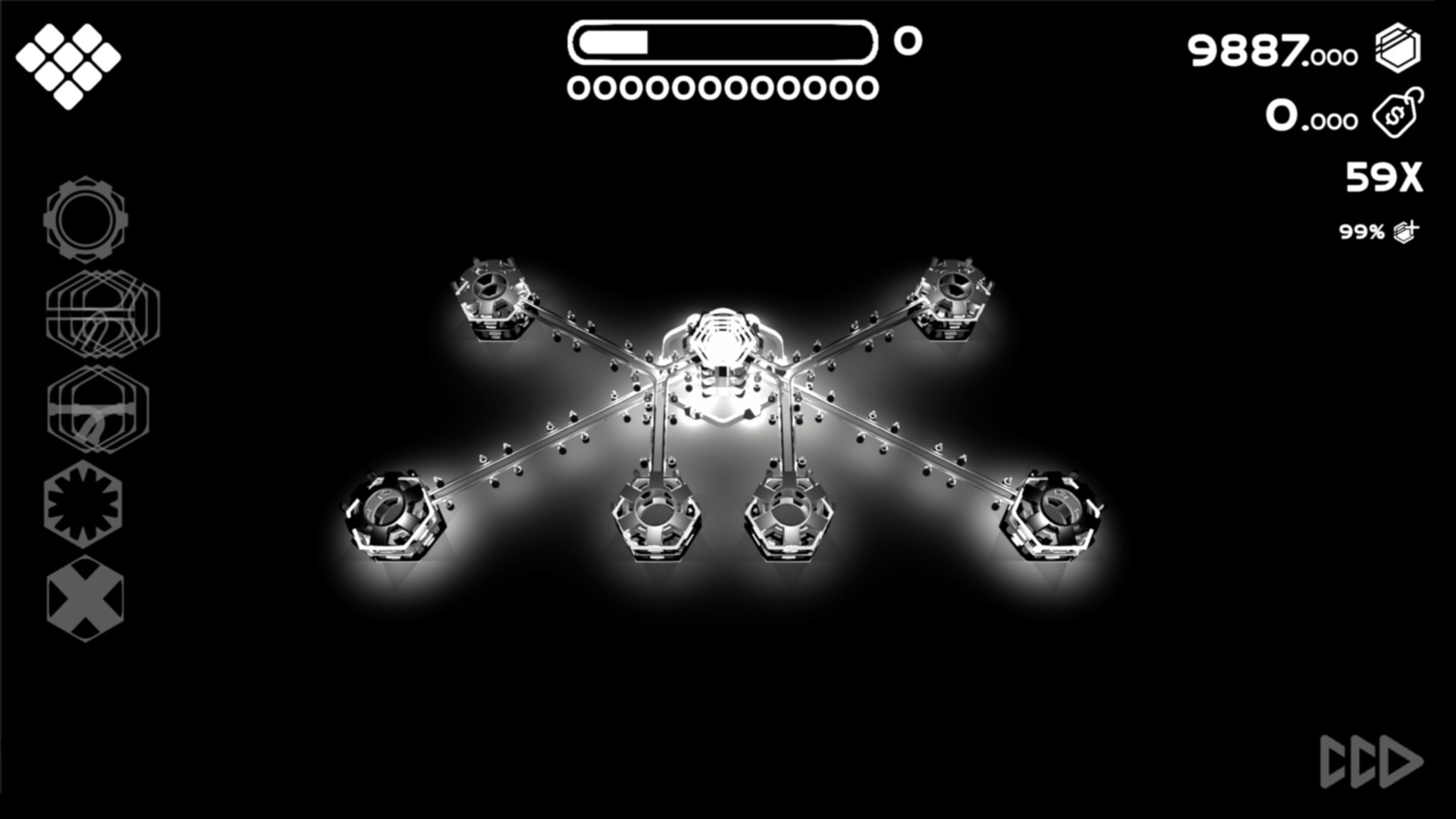 極簡霓虹塔防遊戲新選擇!《HEXADEL》結合益智解謎與基地建設吸引策略玩家