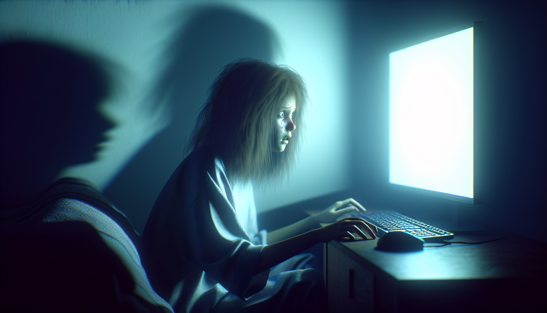 朝霧彩面對校園霸凌與恐懼，獲得魔杖的關鍵劇情畫面。