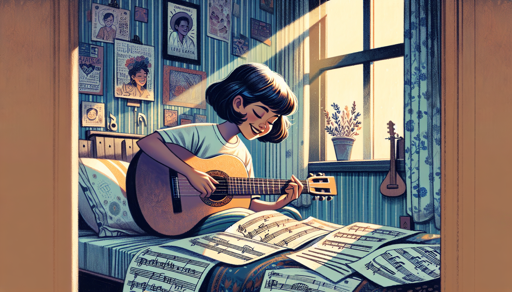 新生歡迎會樂團舞台，陽鞠驚艷於依的歌聲