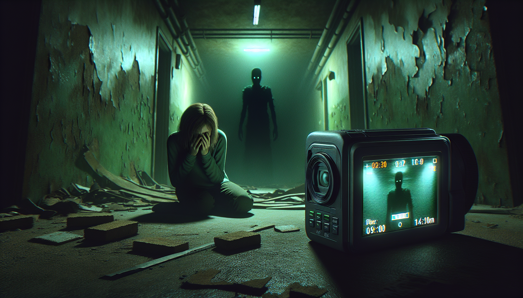 Outlast系列遊戲封面、主視覺或巨山精神病院主題氛圍