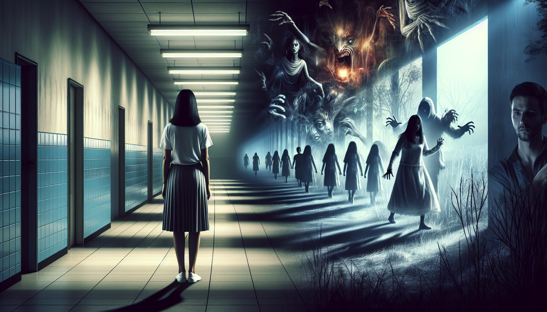 Outlast 2 亞利桑那沙漠的教派聚落、夜晚直升機墜毀場景