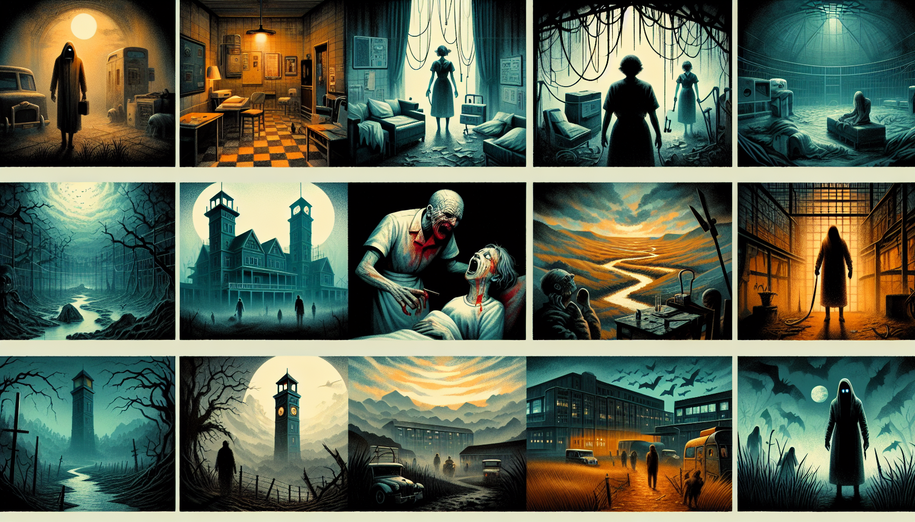 The Outlast Trials 多人合作角色與實驗場所氛圍