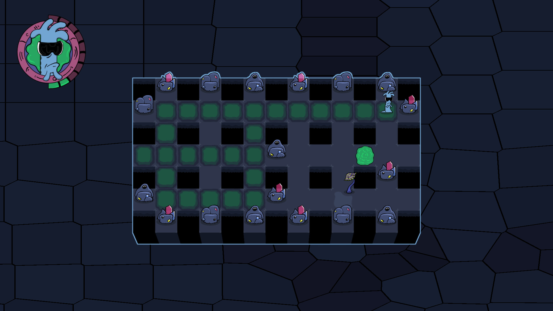 推箱子結合路徑規劃益智遊戲！《Slugtrip》迷幻手繪風全新冒險正式登場