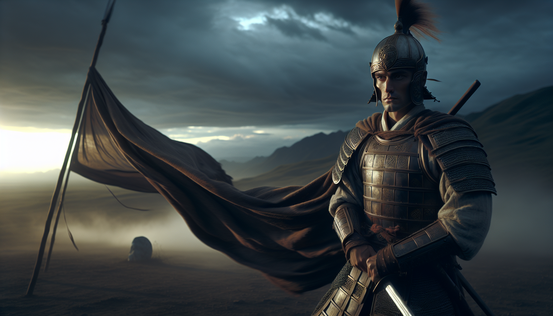 林琛英氣沙場形象插圖