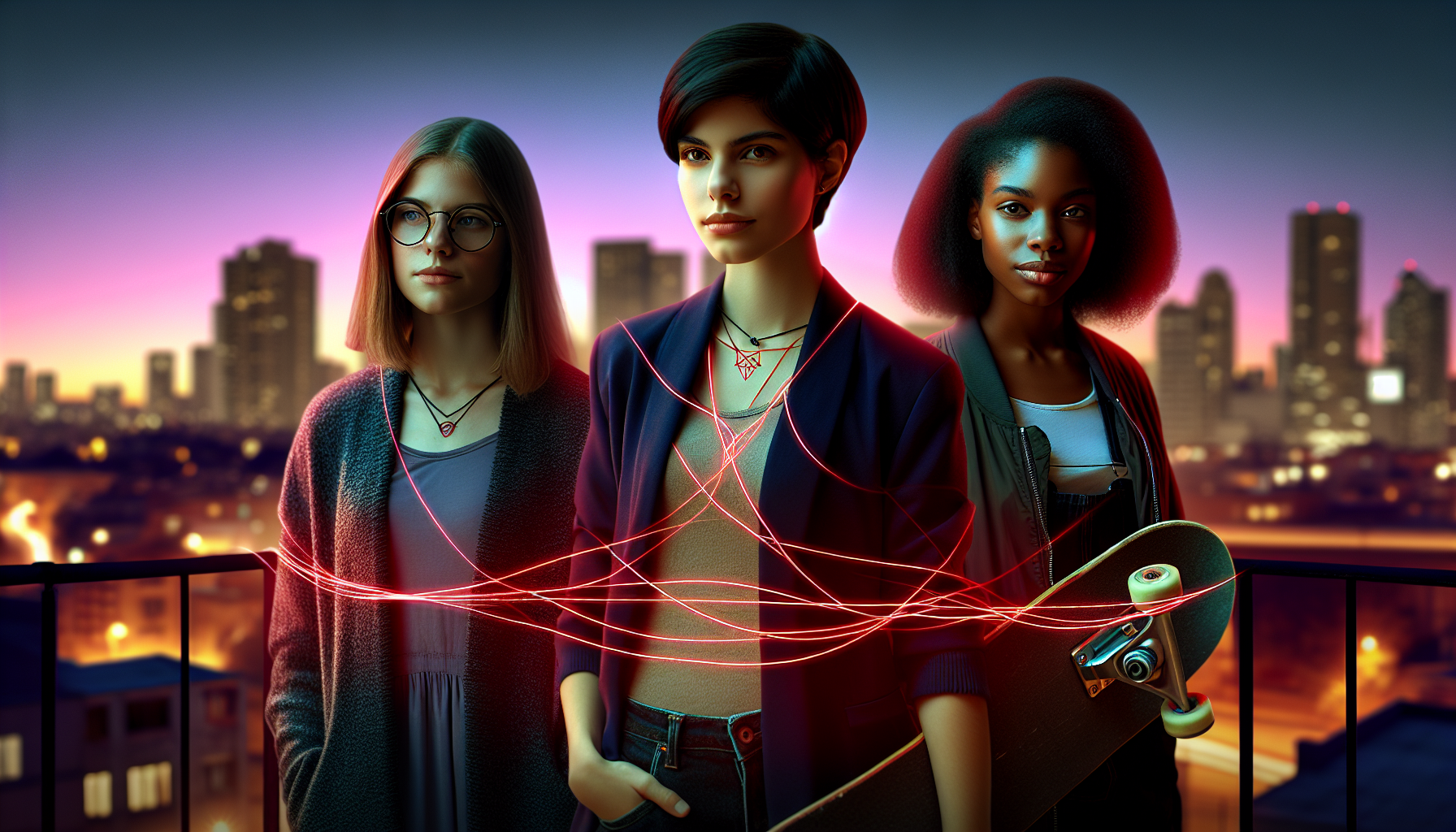 三位蜘蛛女角色於電影中正式登場，並肩作戰形成未來女力