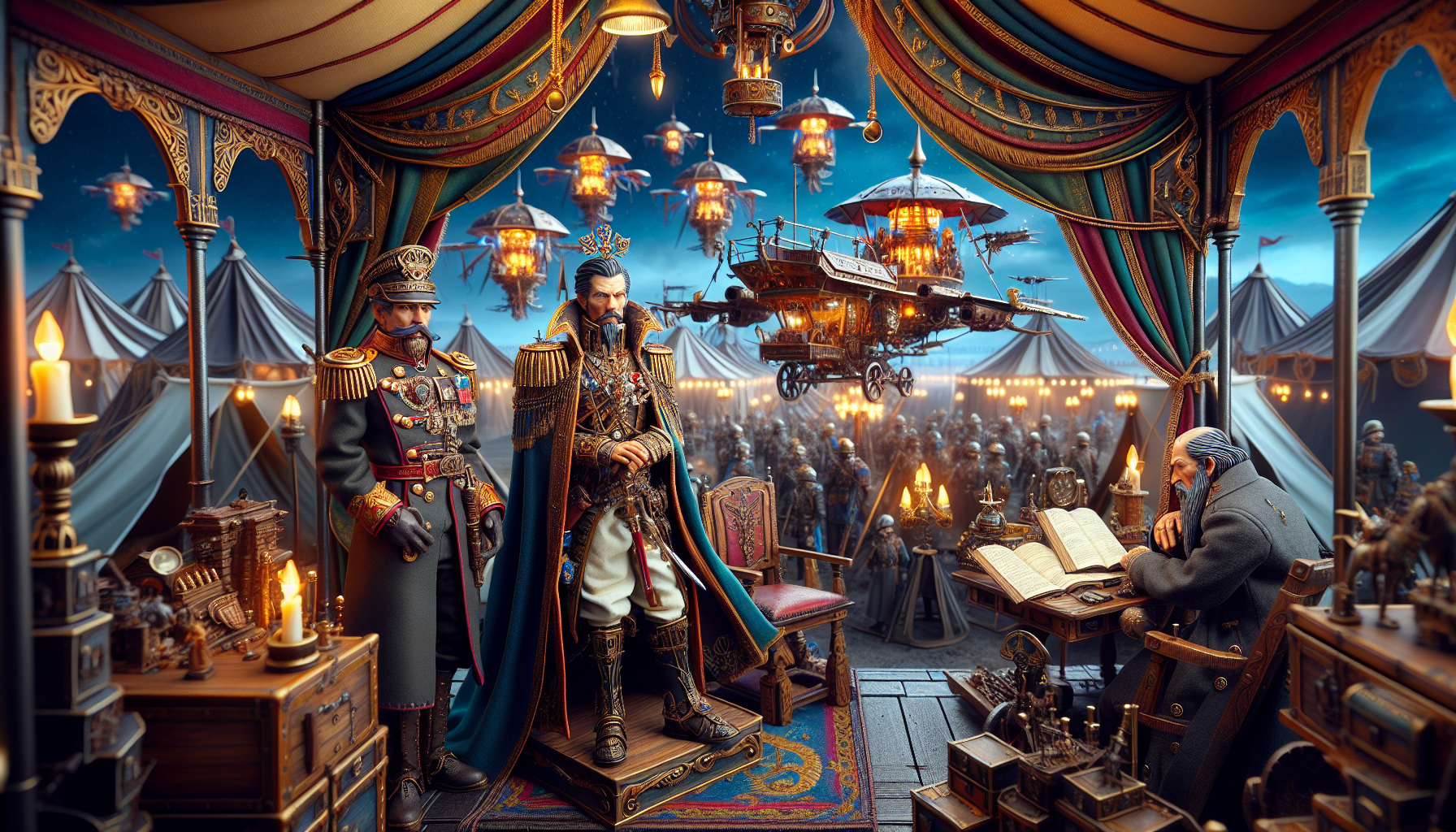 故事開始時的蒸汽朋克邊陲小鎮氛圍