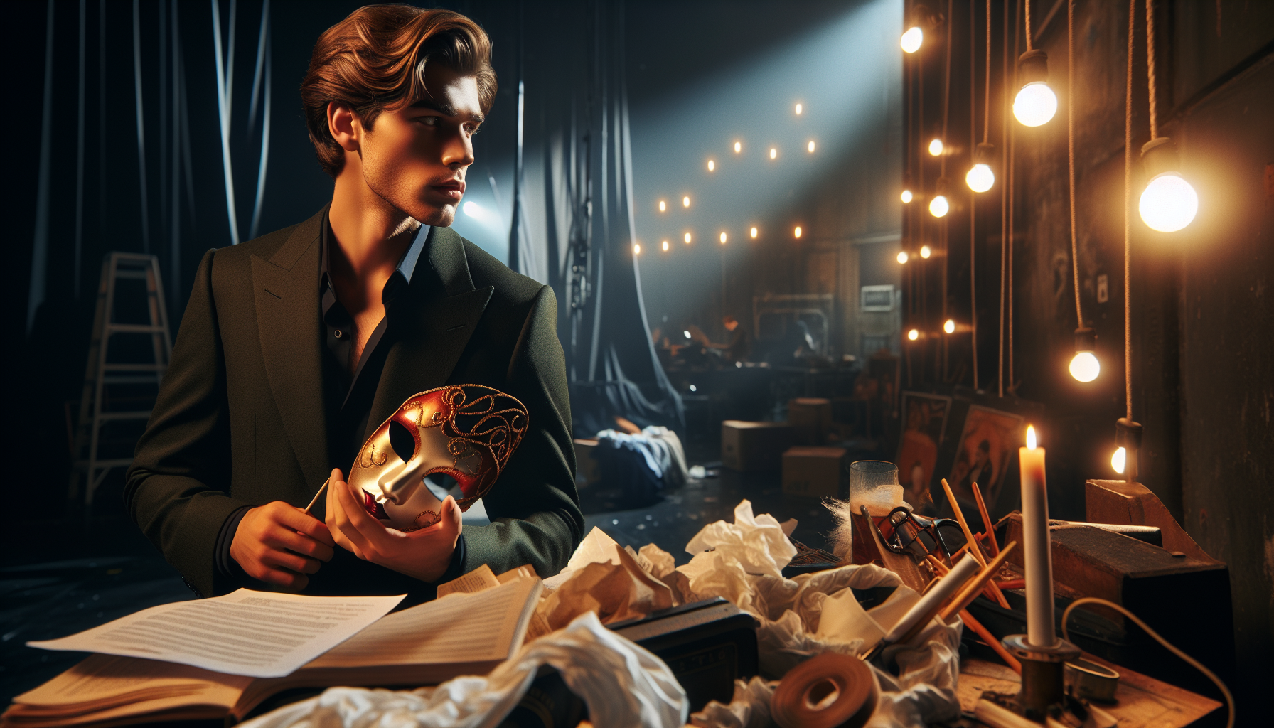 阿奎亞於舞台劇或演藝圈戲劇性劇照