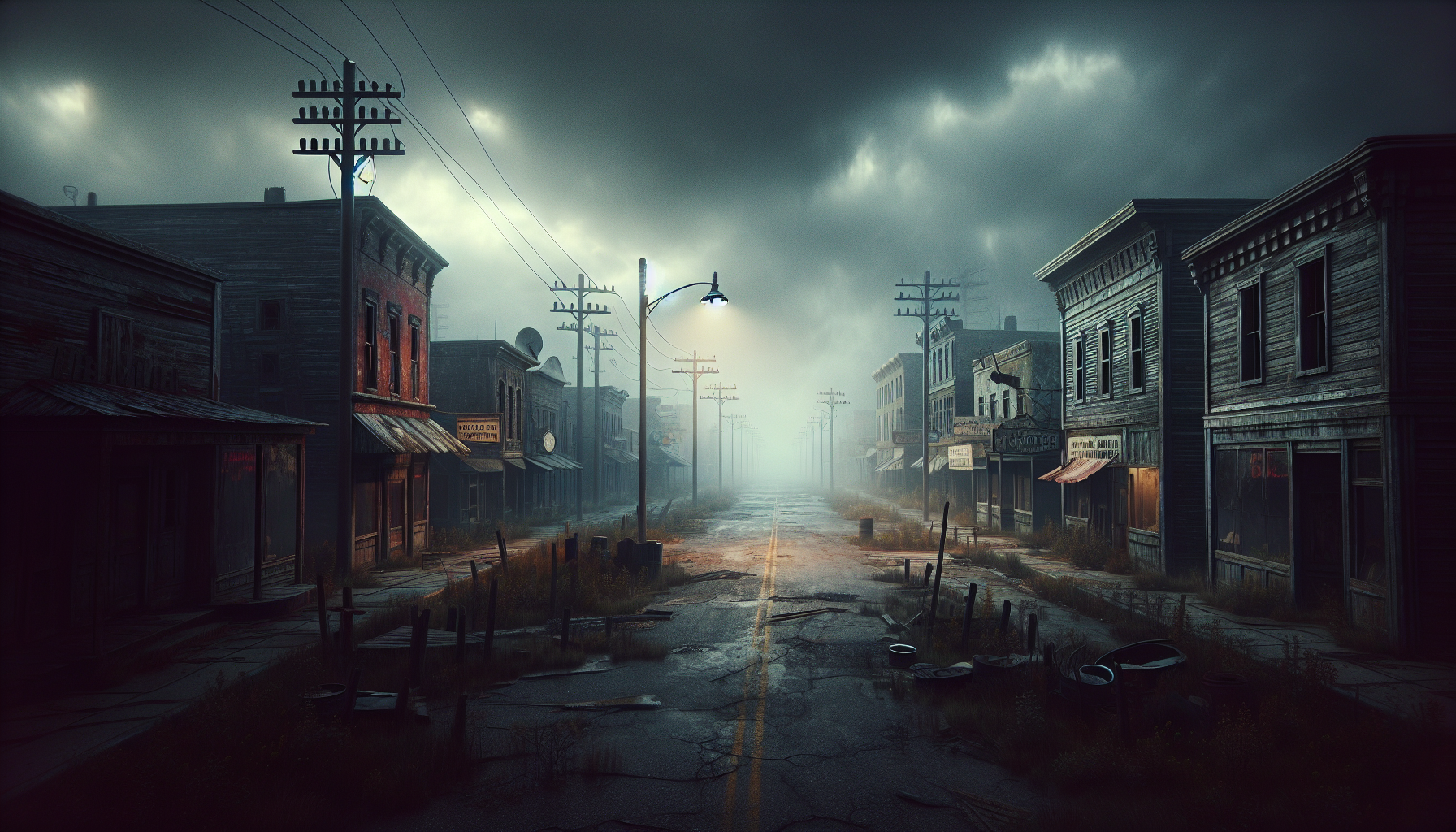 沉默之丘小鎮地標概覽