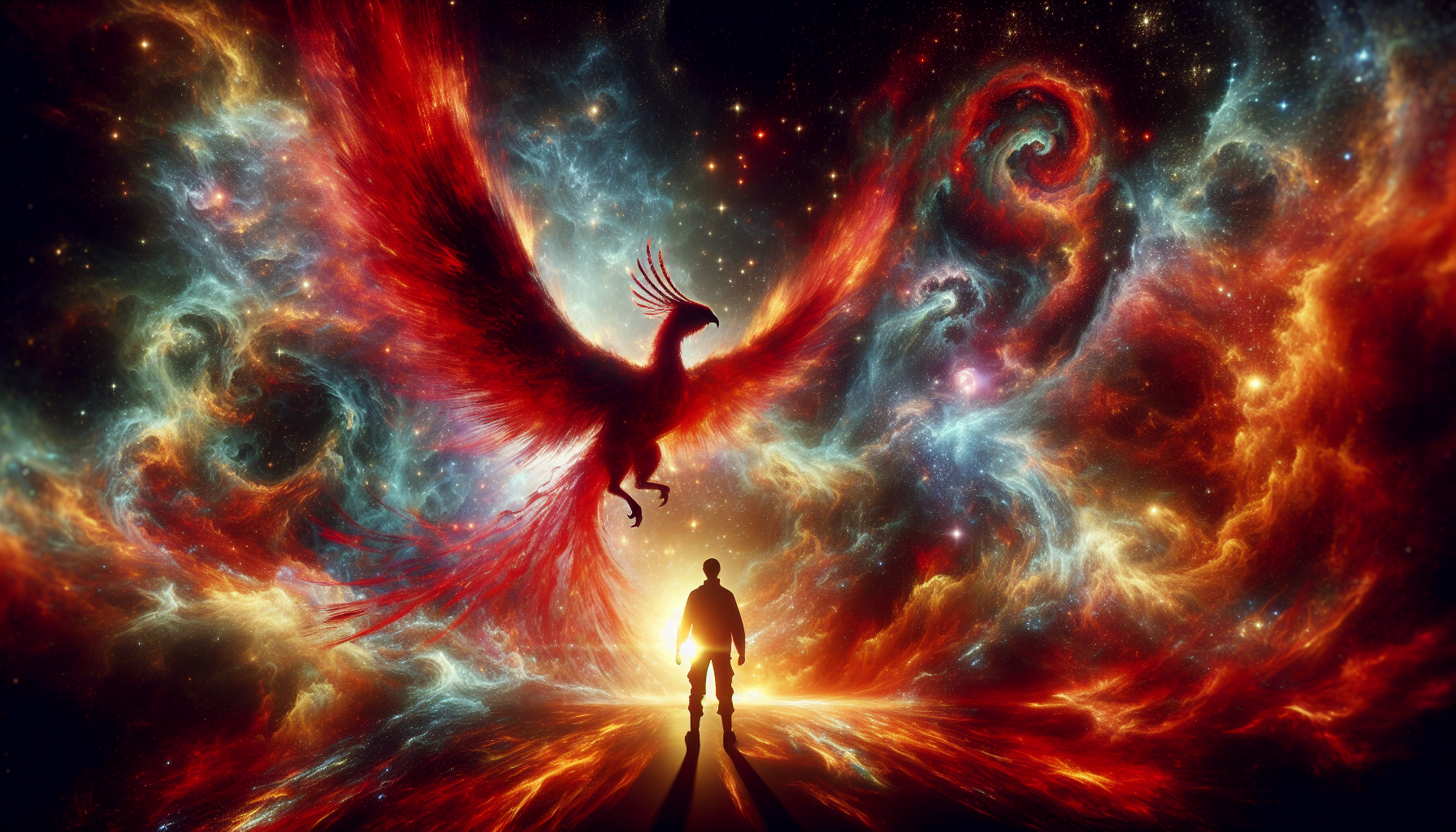 《遮天》小說插畫,四象聖獸齊聚